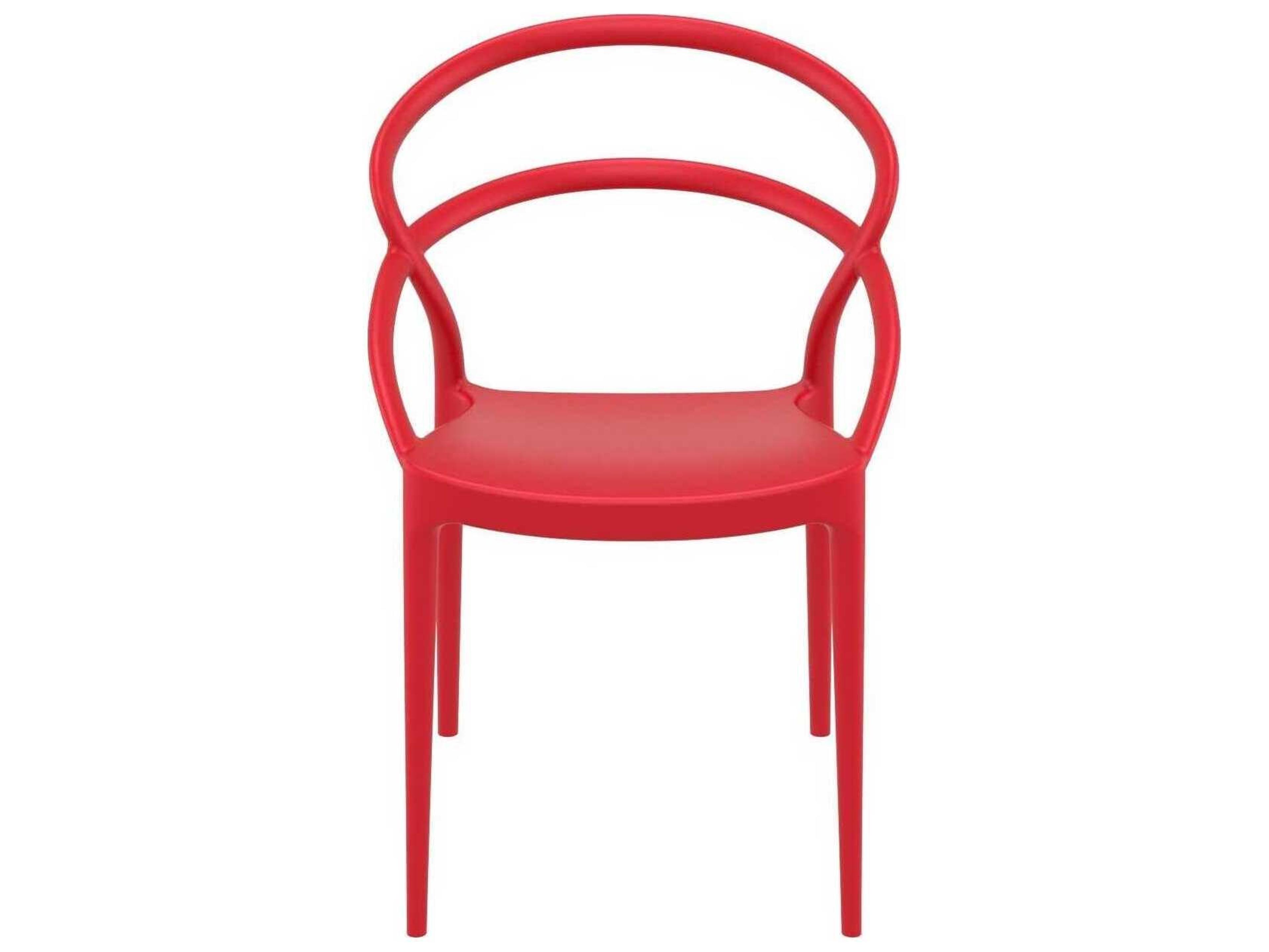 Compamia Pia Red Resin Dining Chair