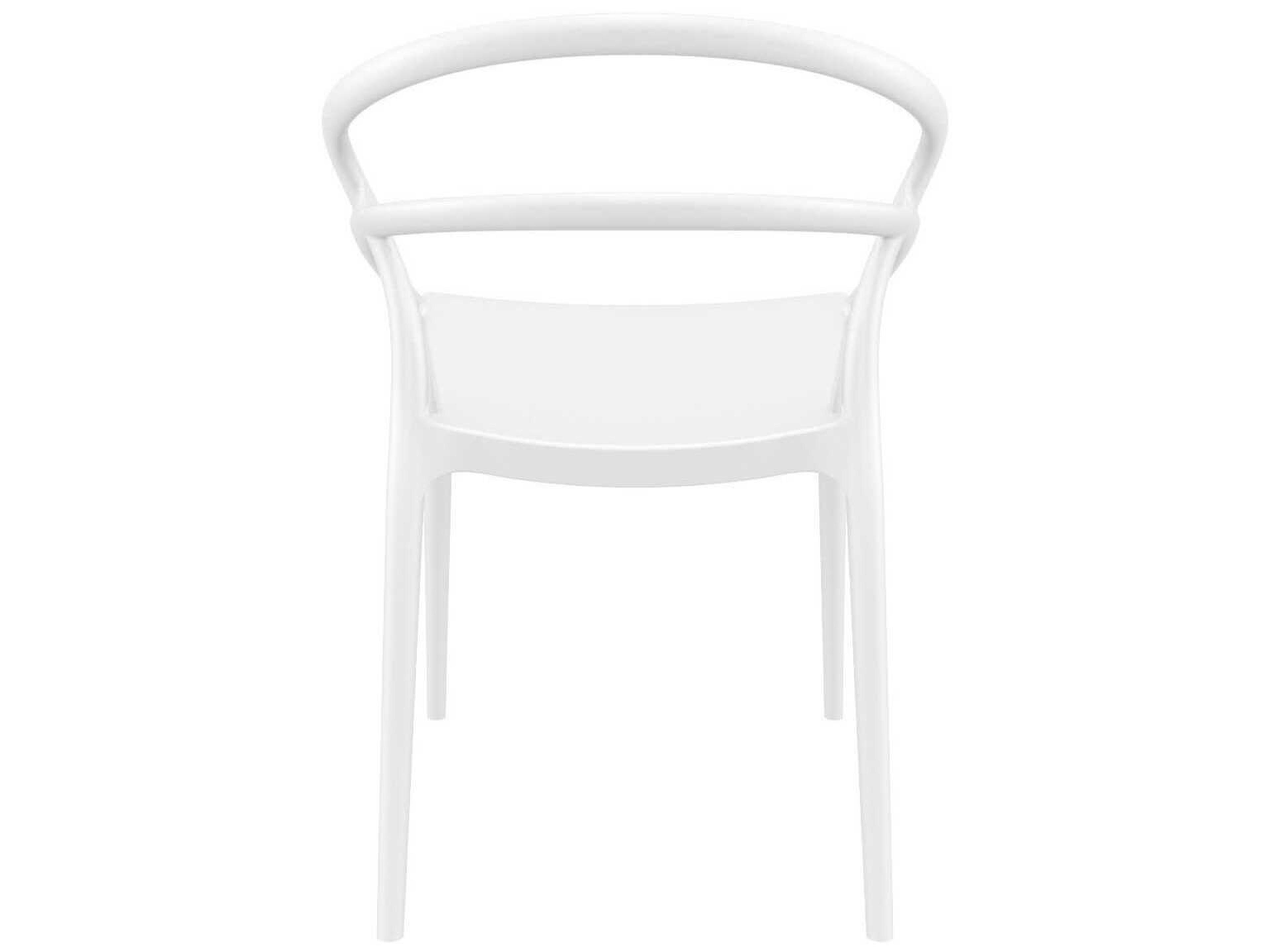 Compamia Pia White Resin Dining Chair
