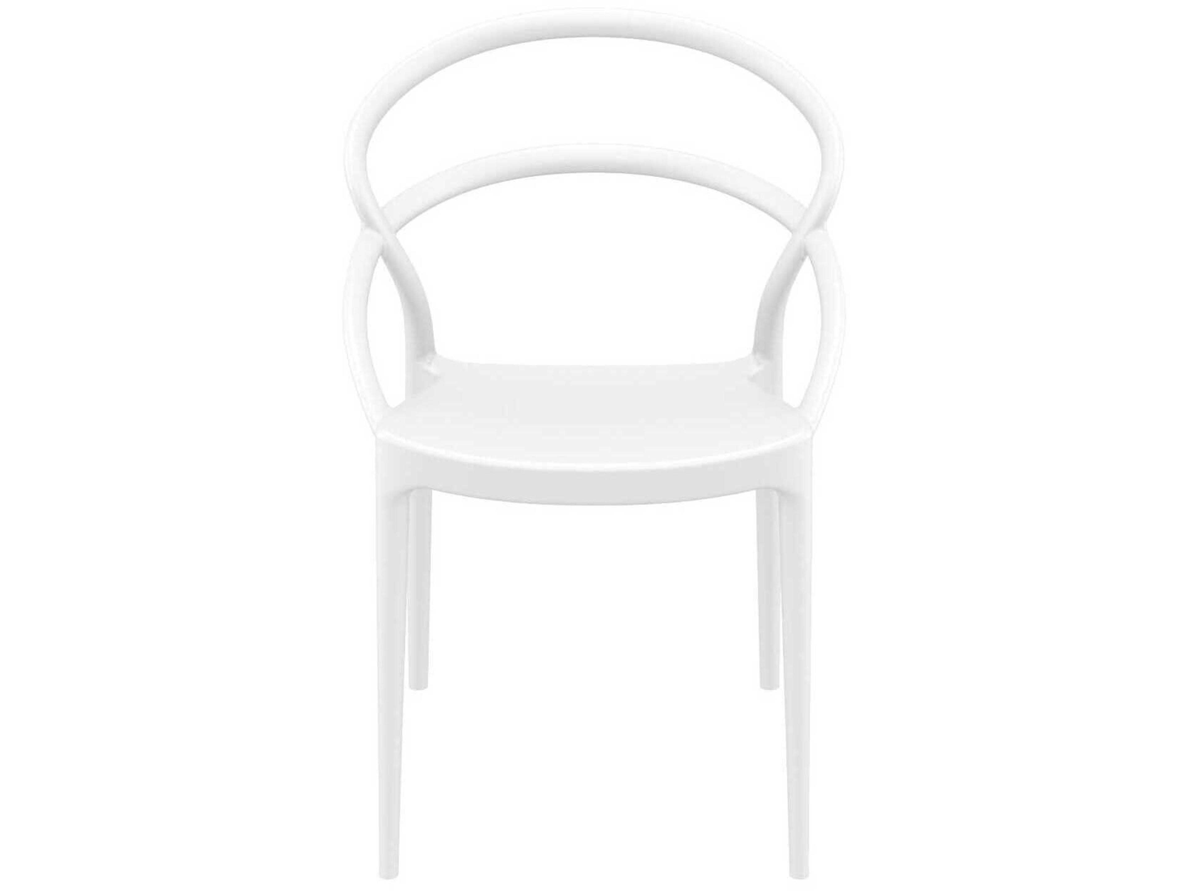 Compamia Pia White Resin Dining Chair