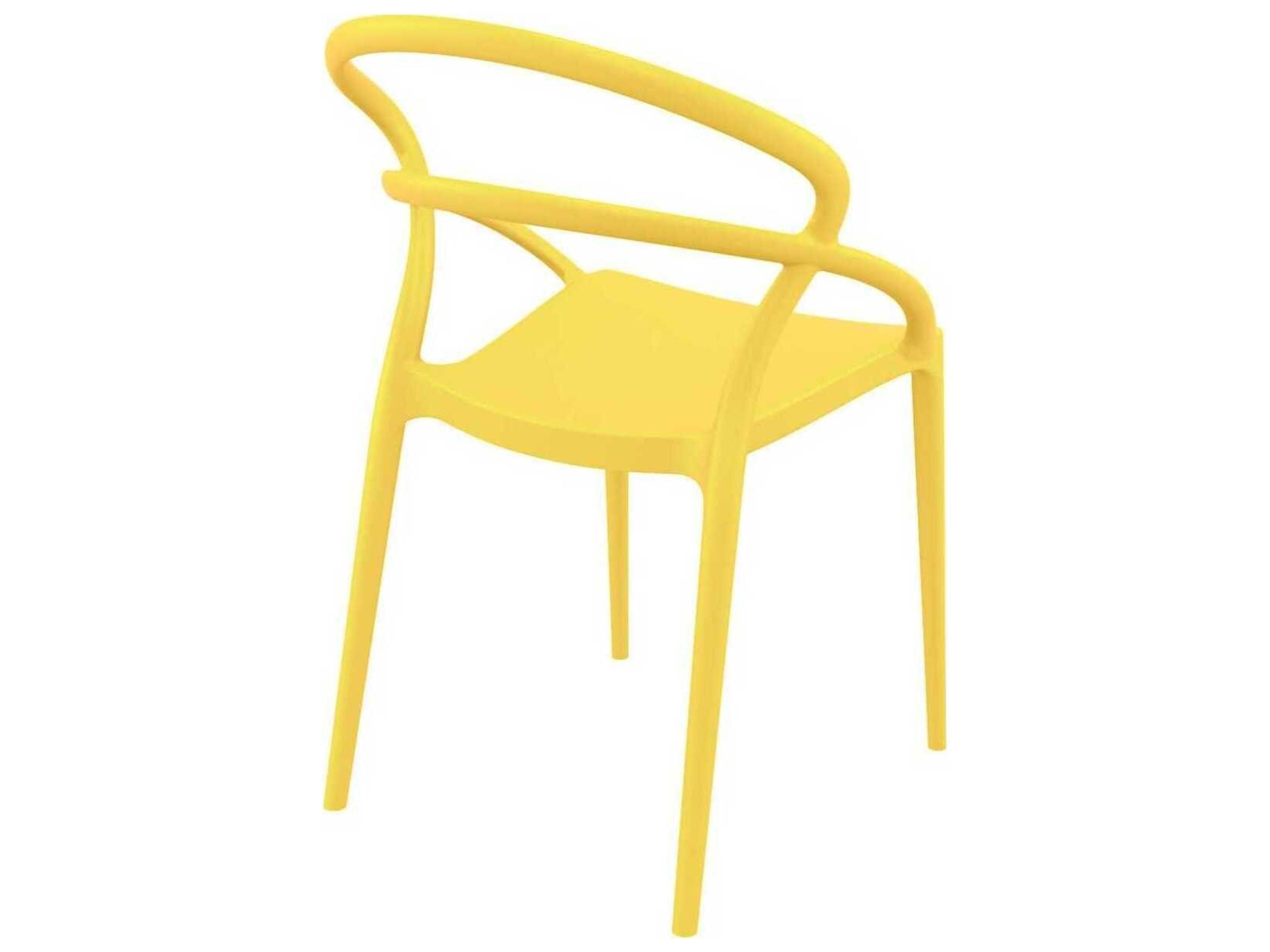 Compamia Pia Yellow Resin Dining Chair