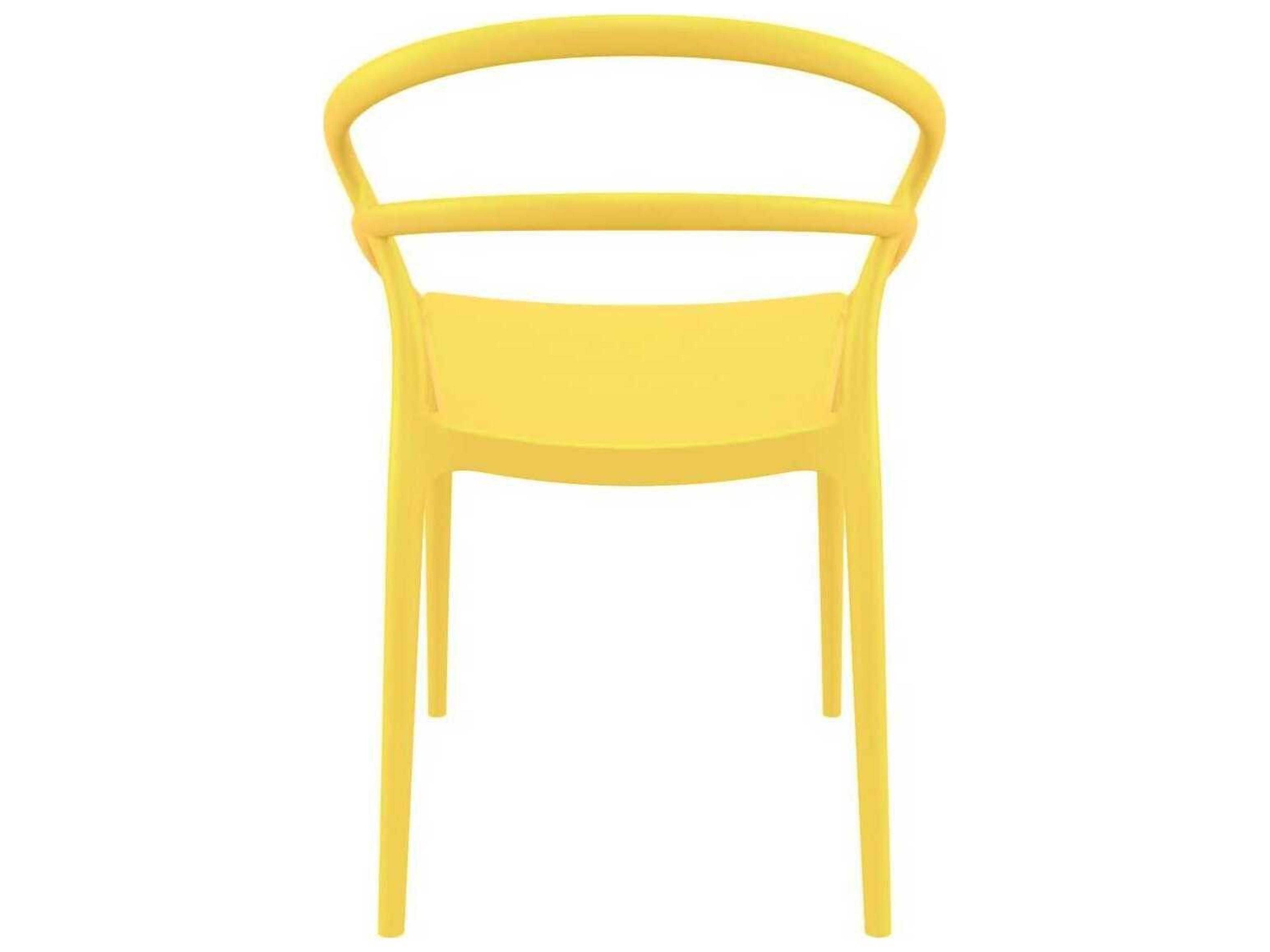 Compamia Pia Yellow Resin Dining Chair