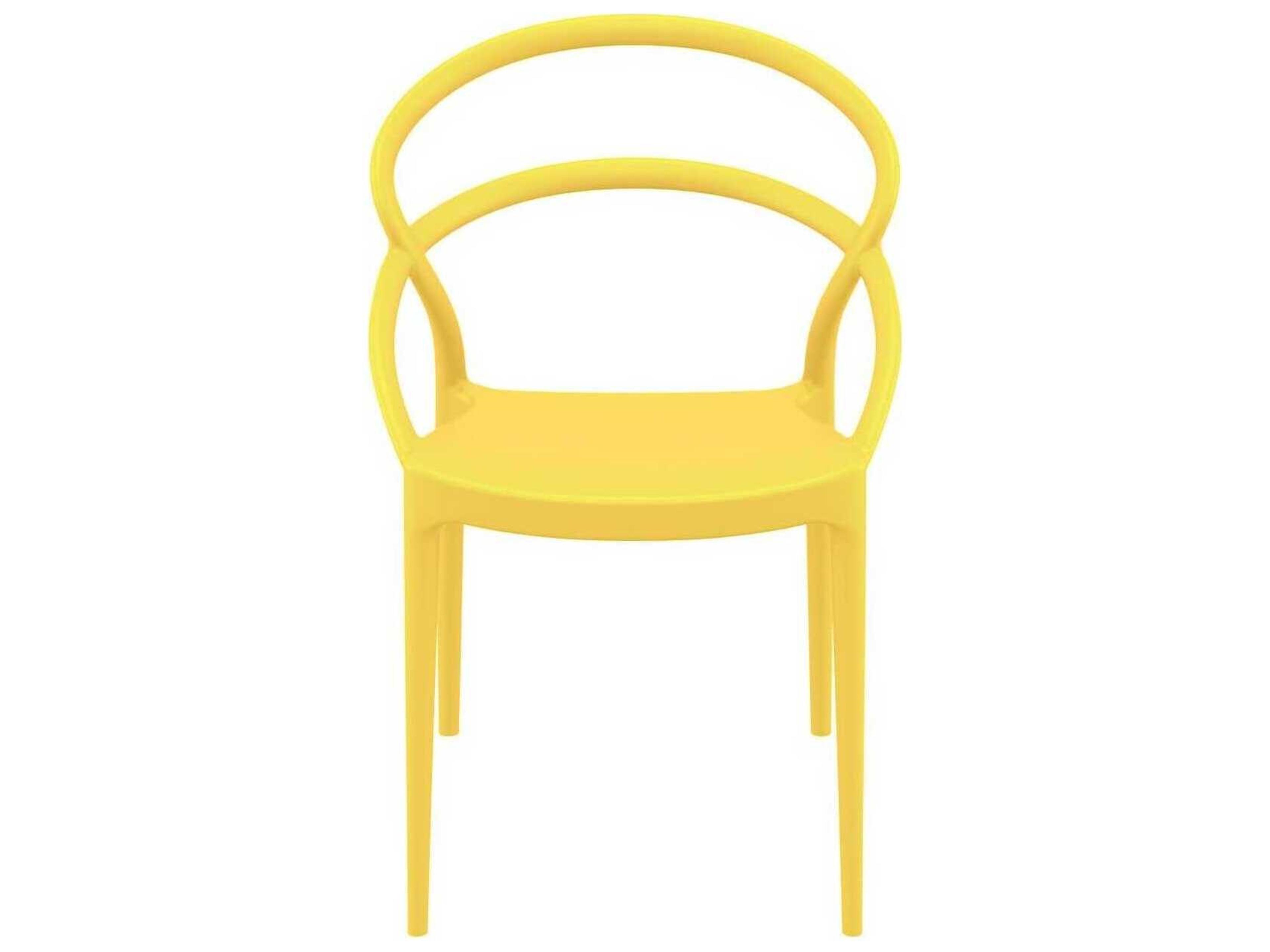 Compamia Pia Yellow Resin Dining Chair