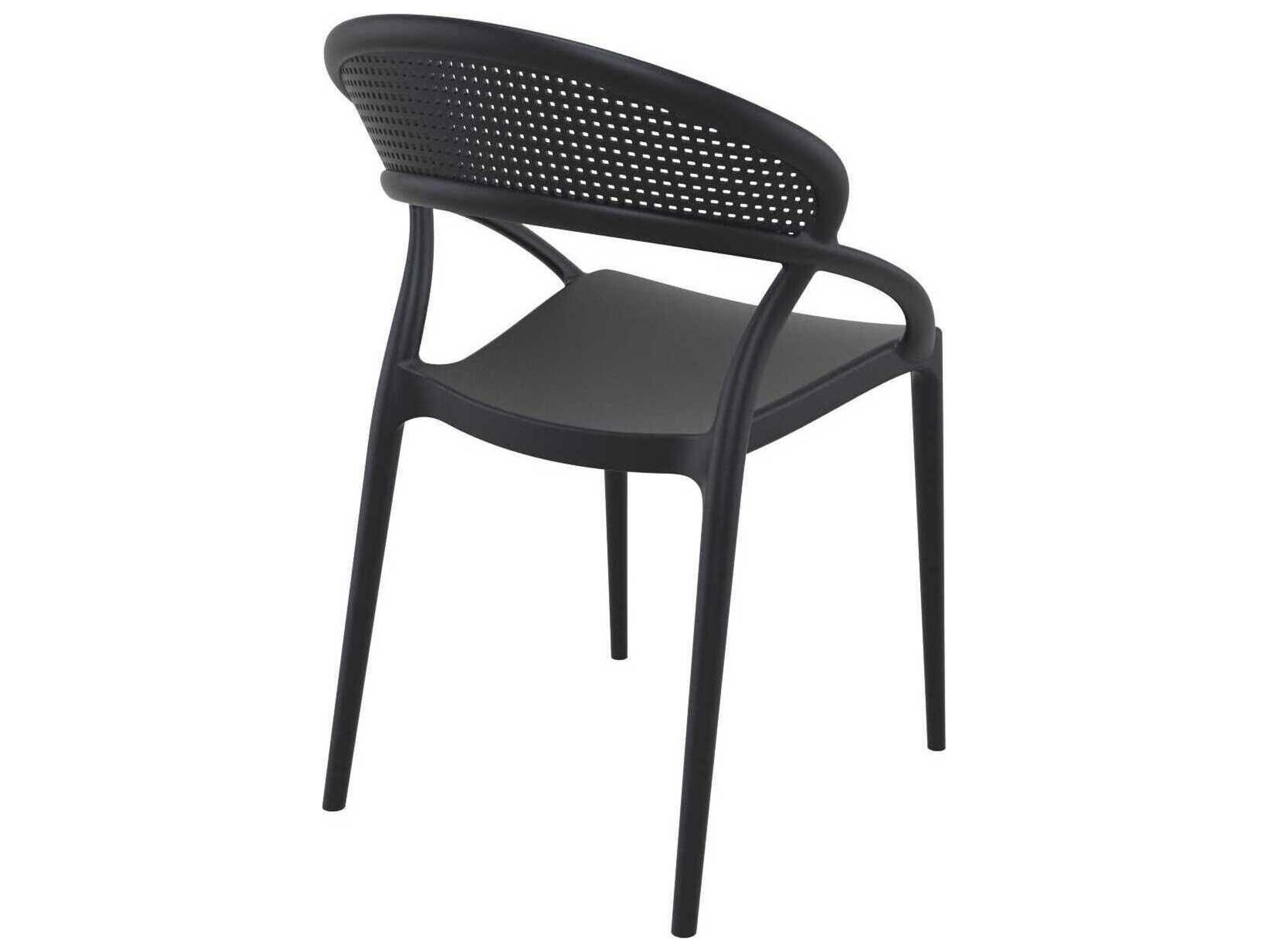 Compamia Sunset Black Resin Dining Chair
