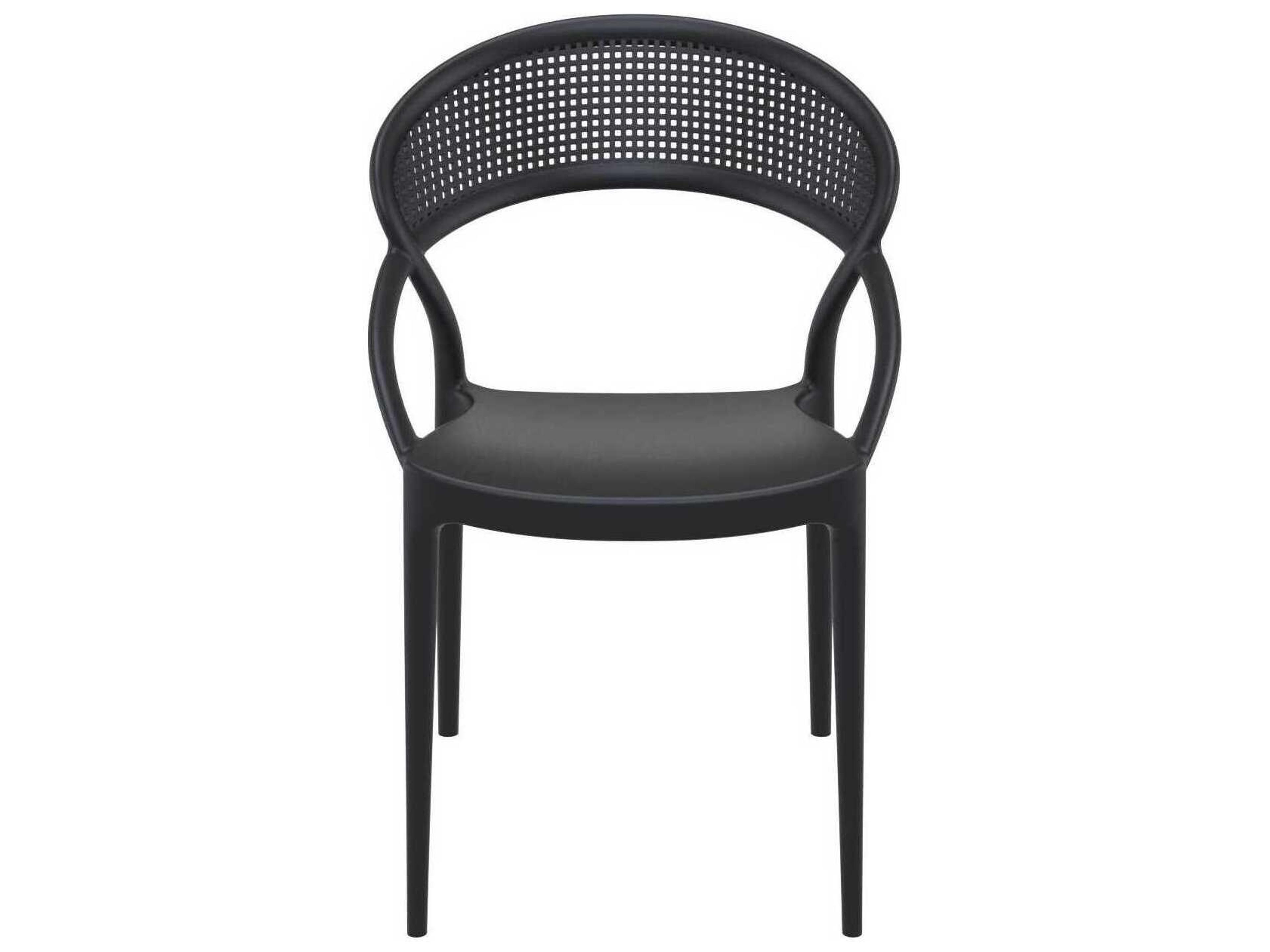 Compamia Sunset Black Resin Dining Chair