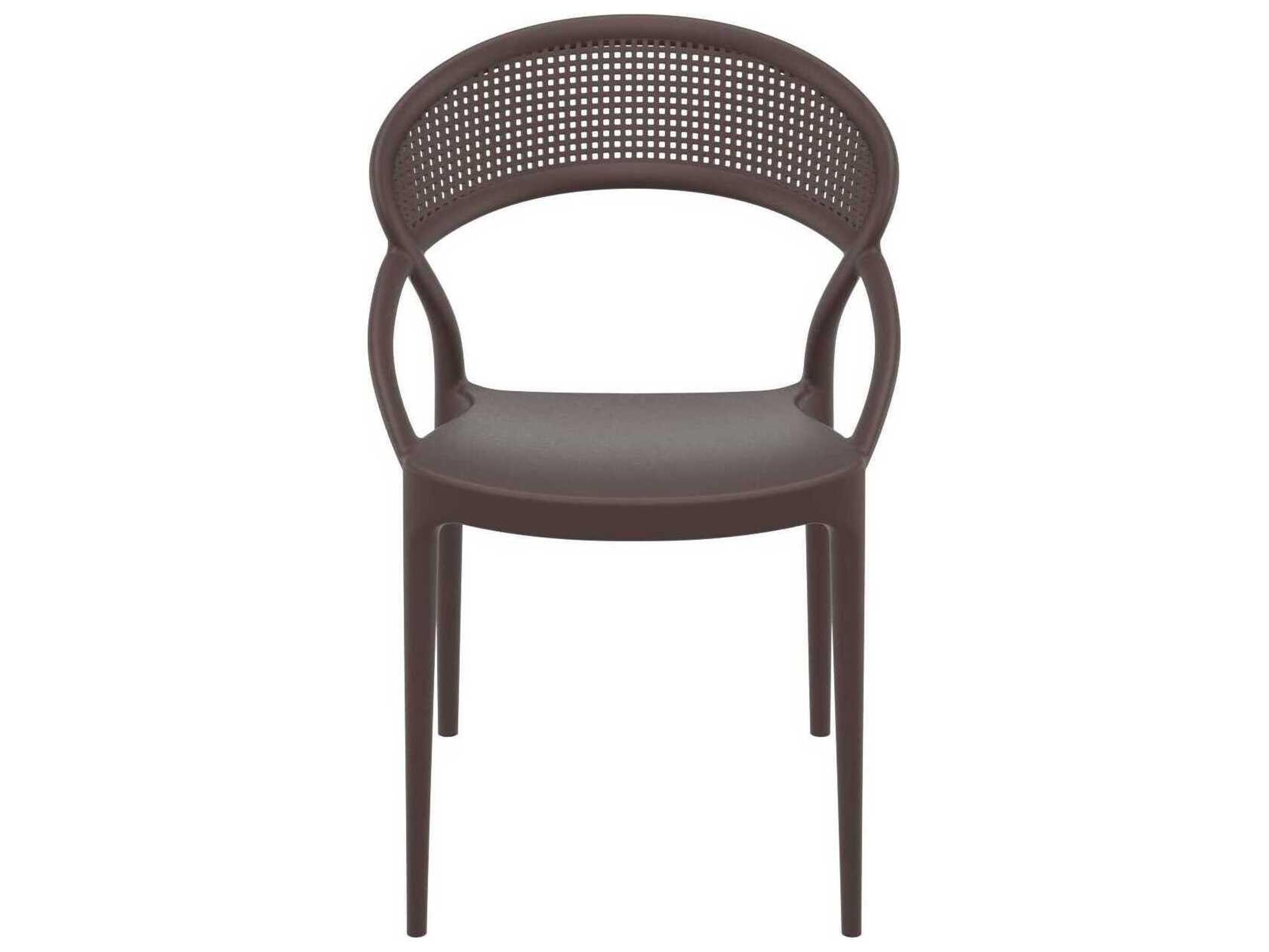 Compamia Sunset Brown Resin Dining Chair