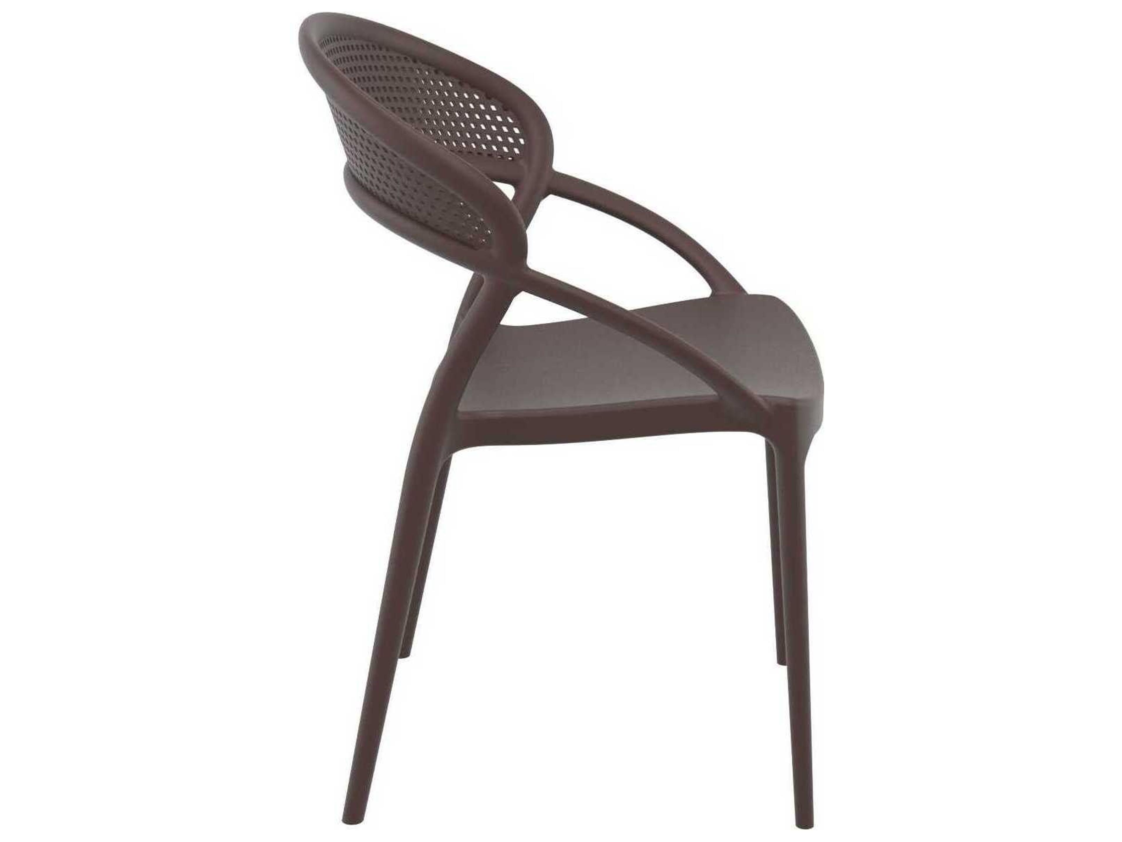 Compamia Sunset Brown Resin Dining Chair