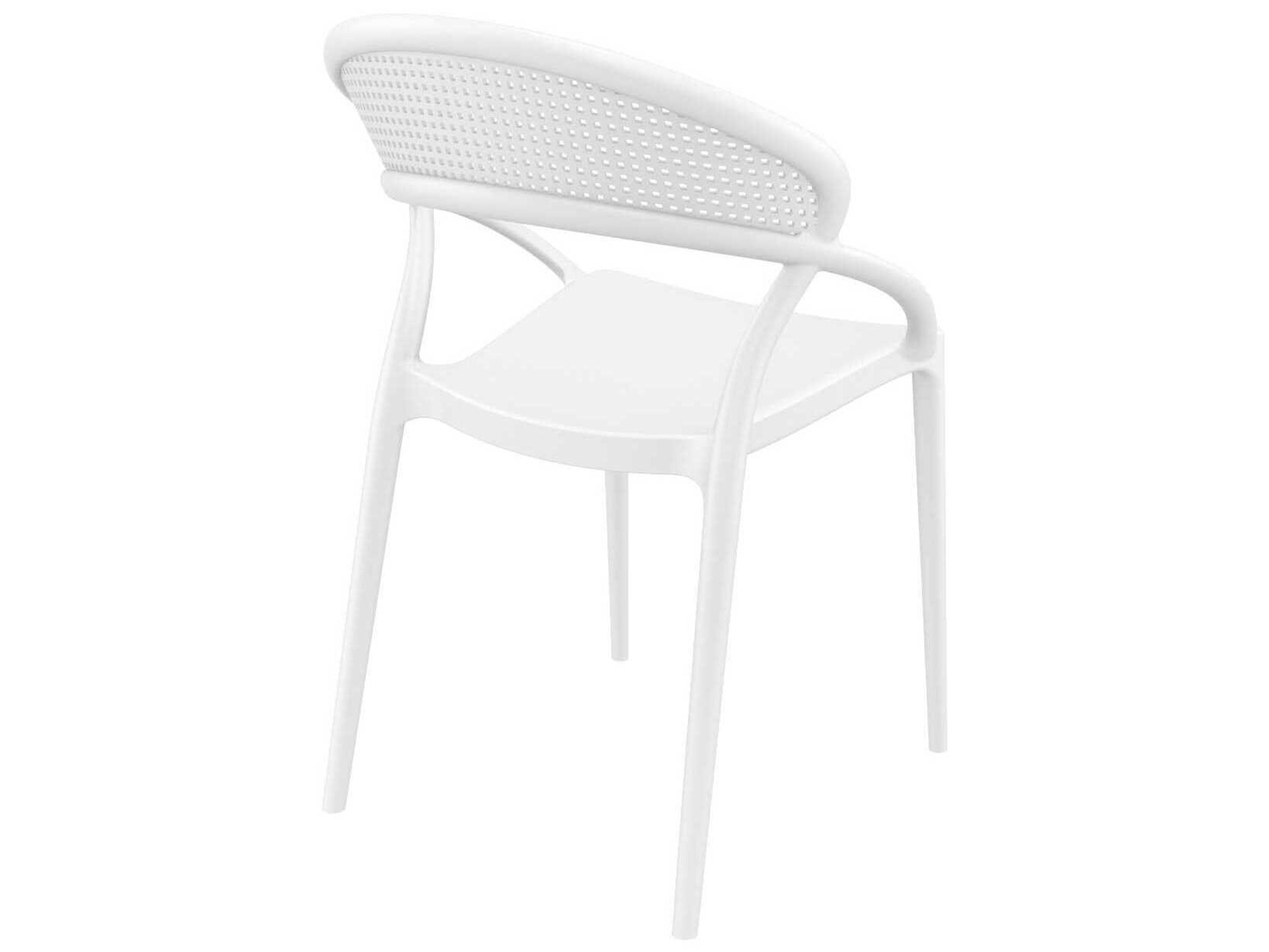 Compamia Sunset White Resin Dining Chair