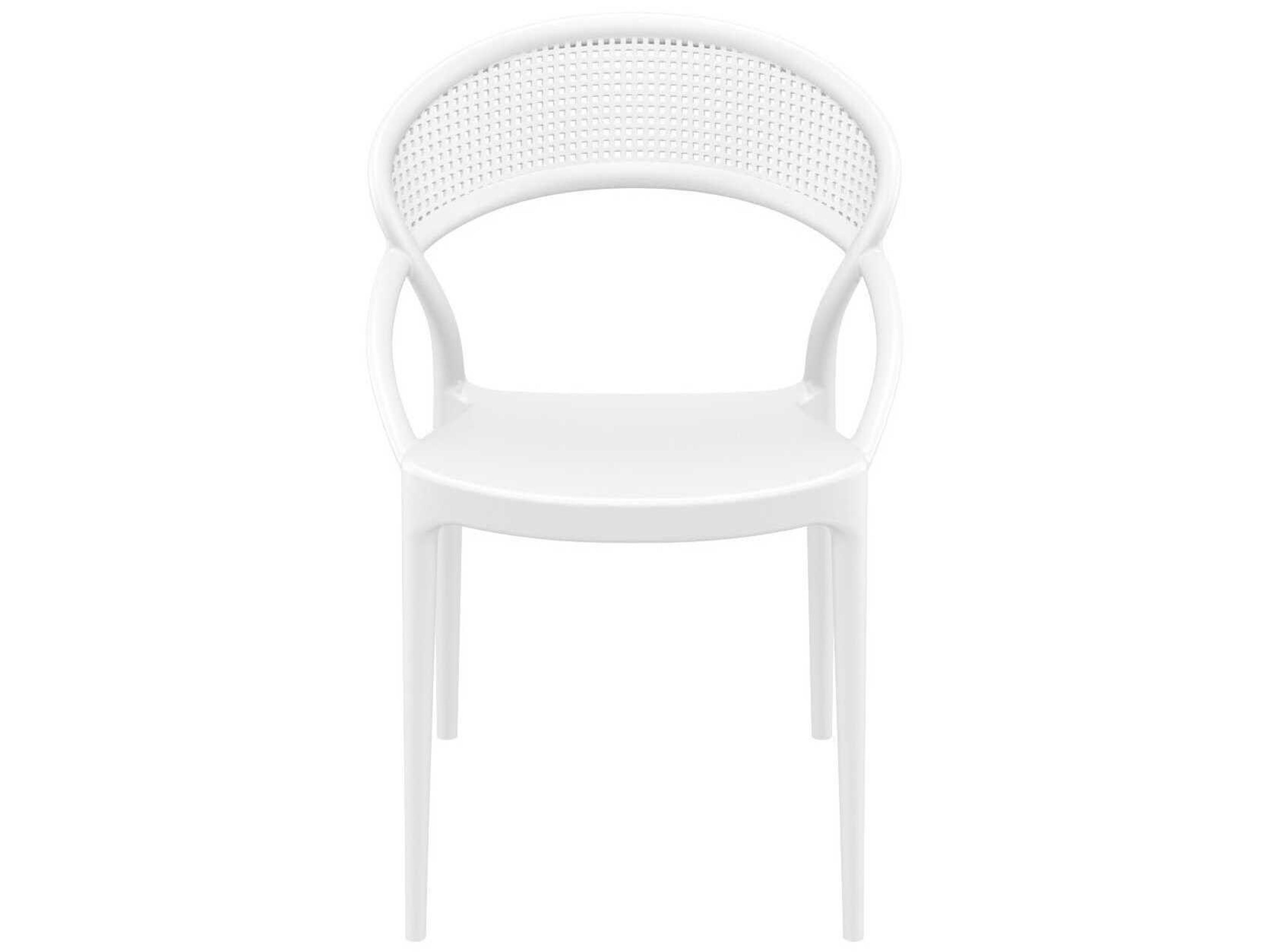 Compamia Sunset White Resin Dining Chair