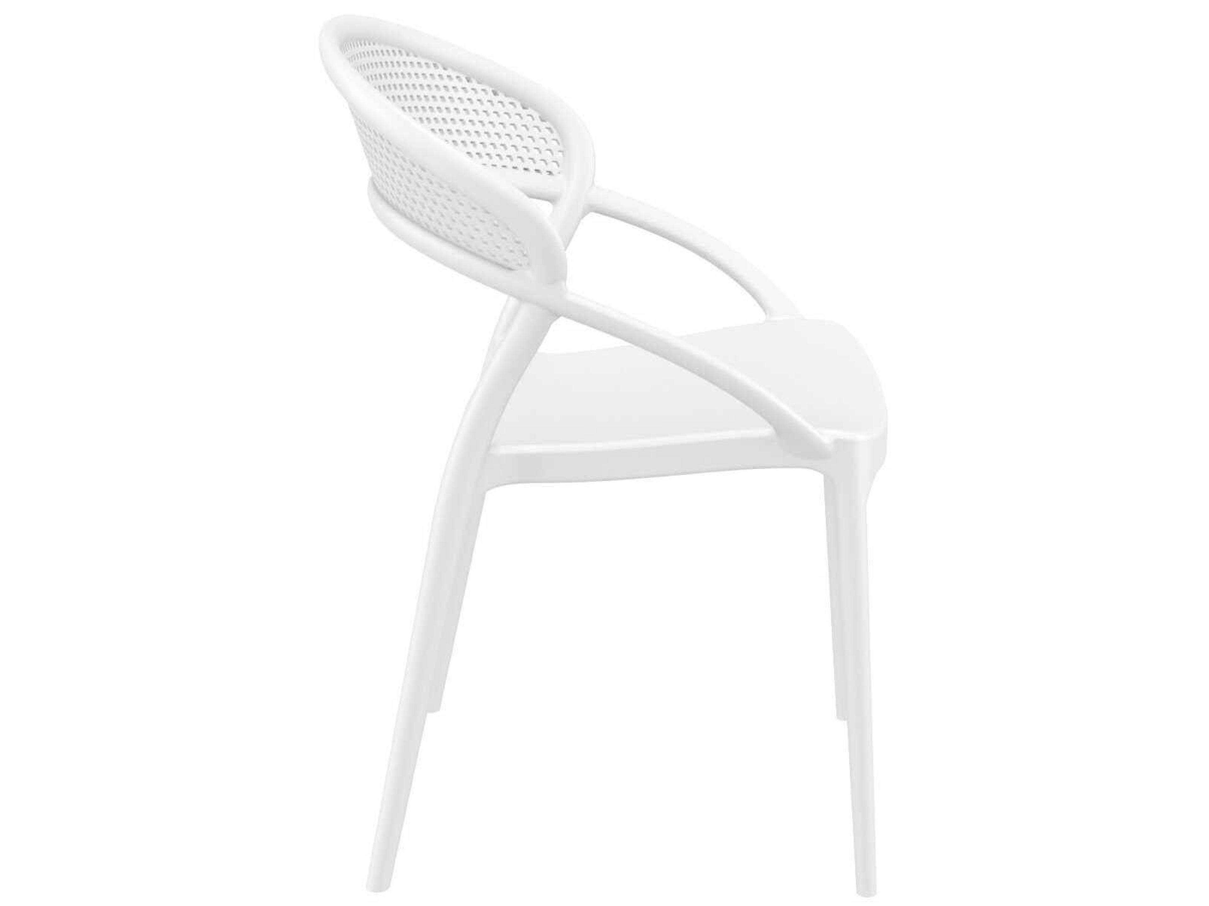 Compamia Sunset White Resin Dining Chair
