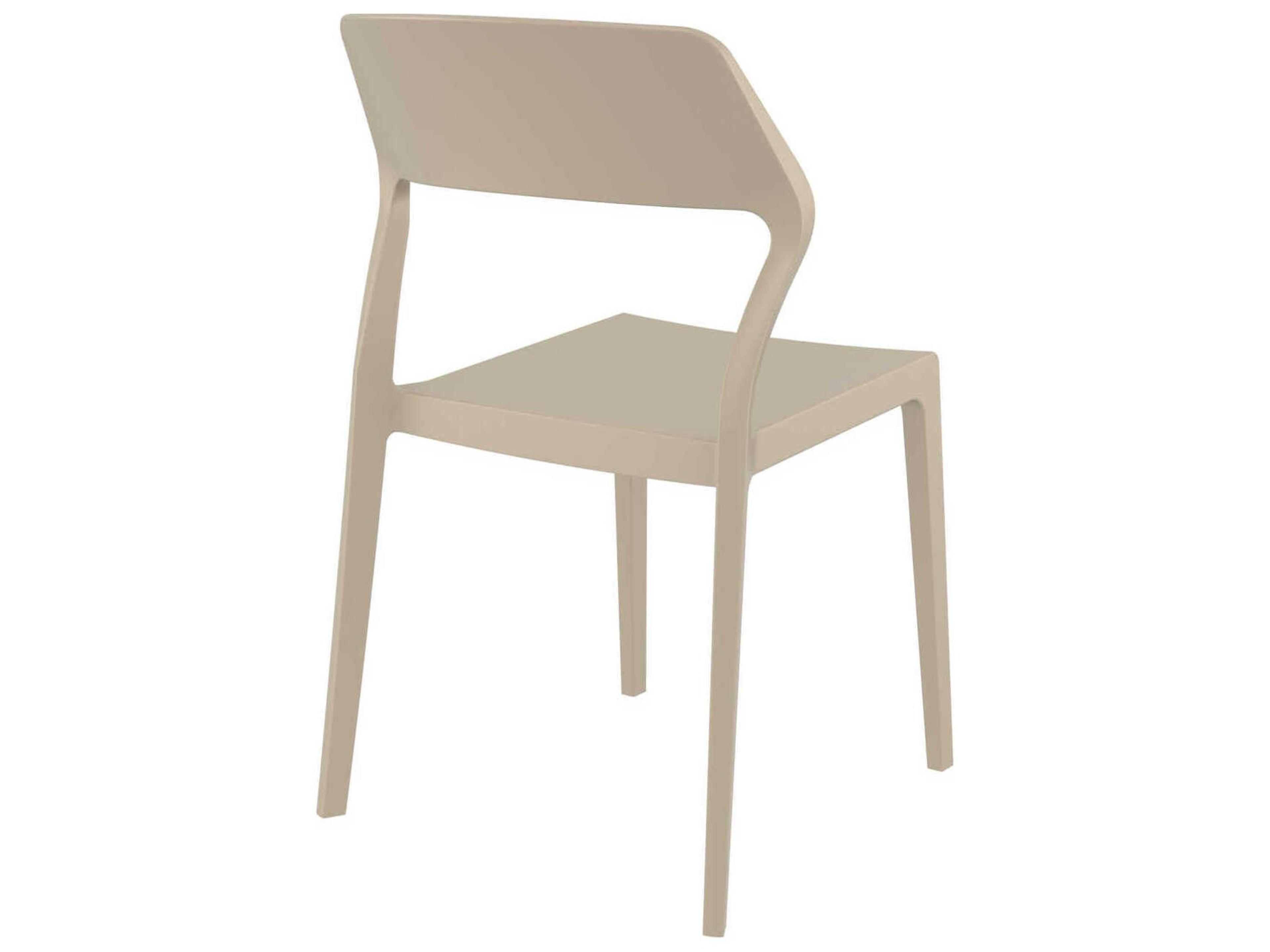 Compamia Snow Taupe Resin Dining Chair