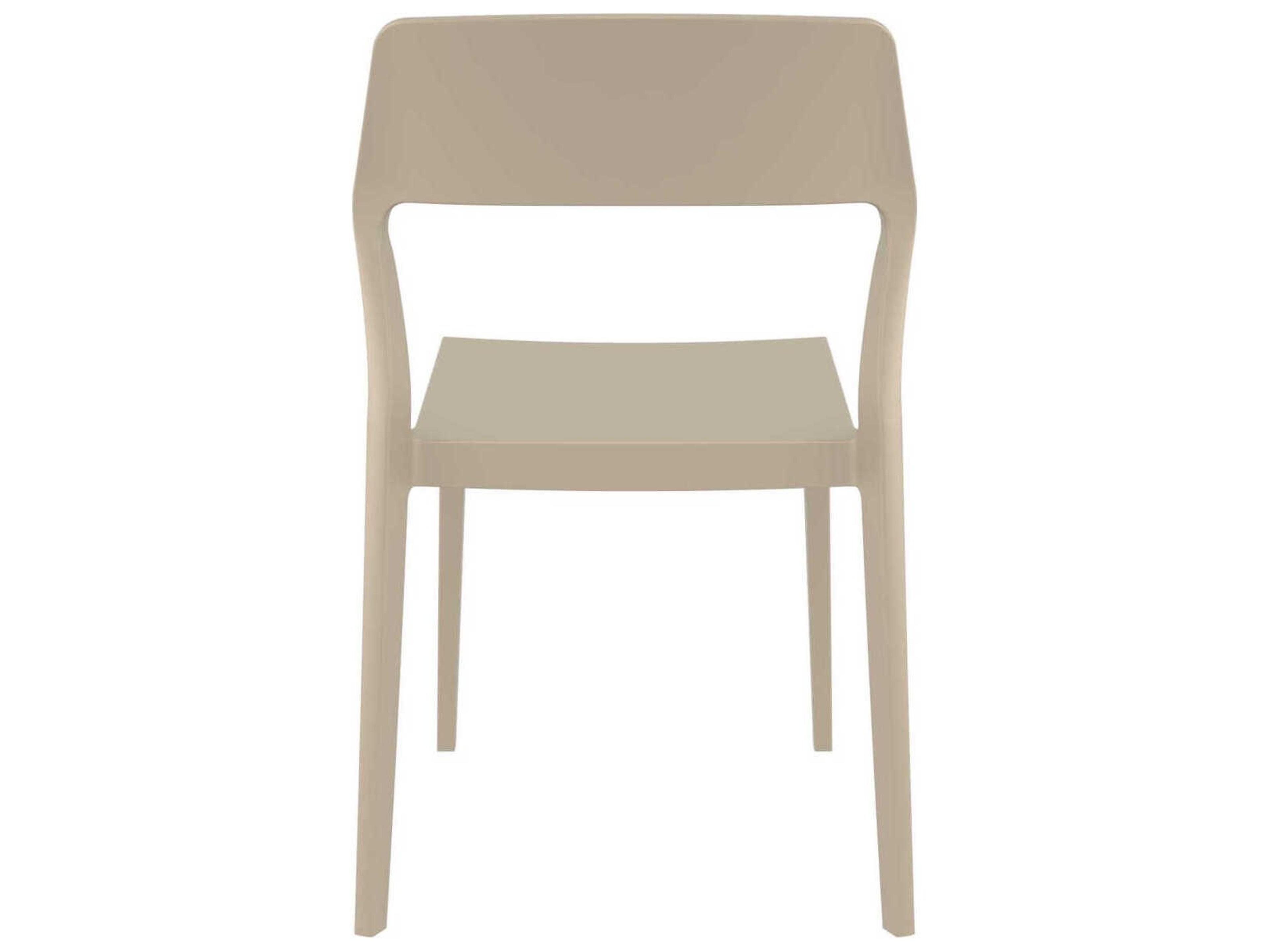 Compamia Snow Taupe Resin Dining Chair