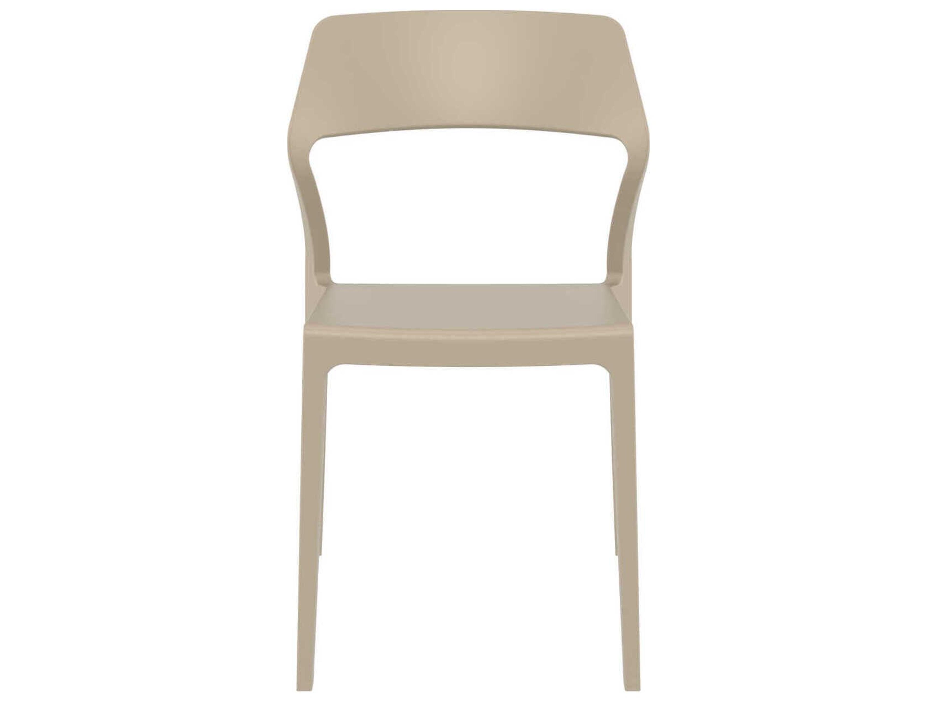 Compamia Snow Taupe Resin Dining Chair