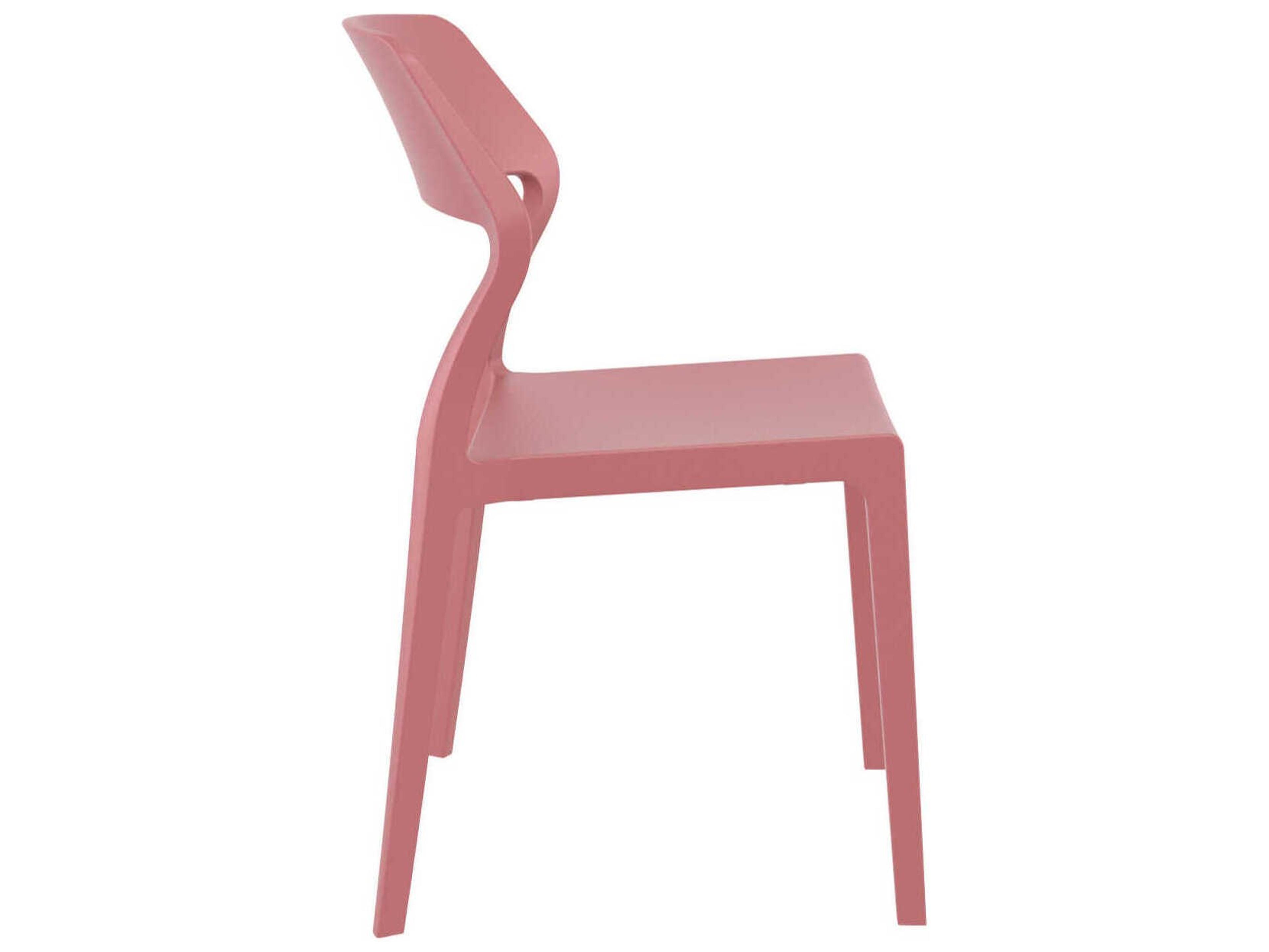 Compamia Snow Marsala Resin Dining Chair