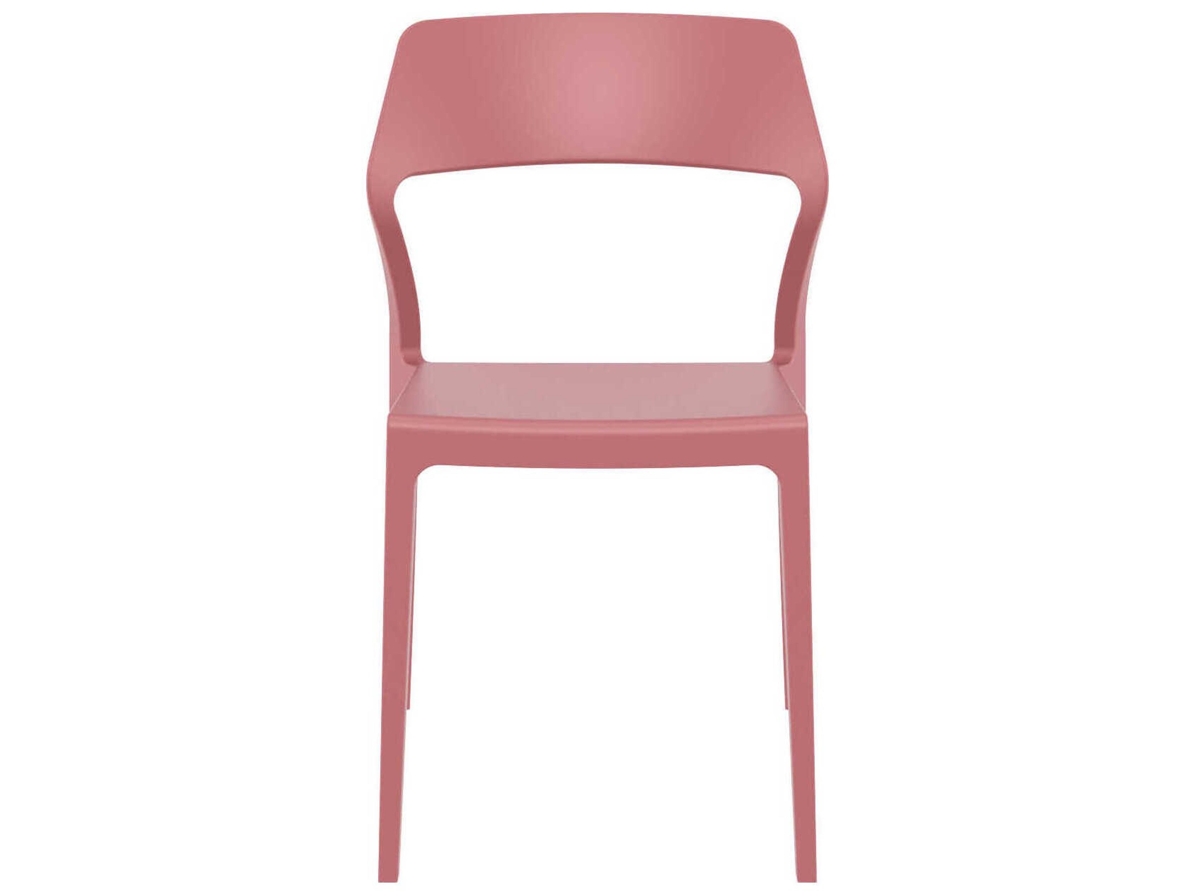 Compamia Snow Marsala Resin Dining Chair