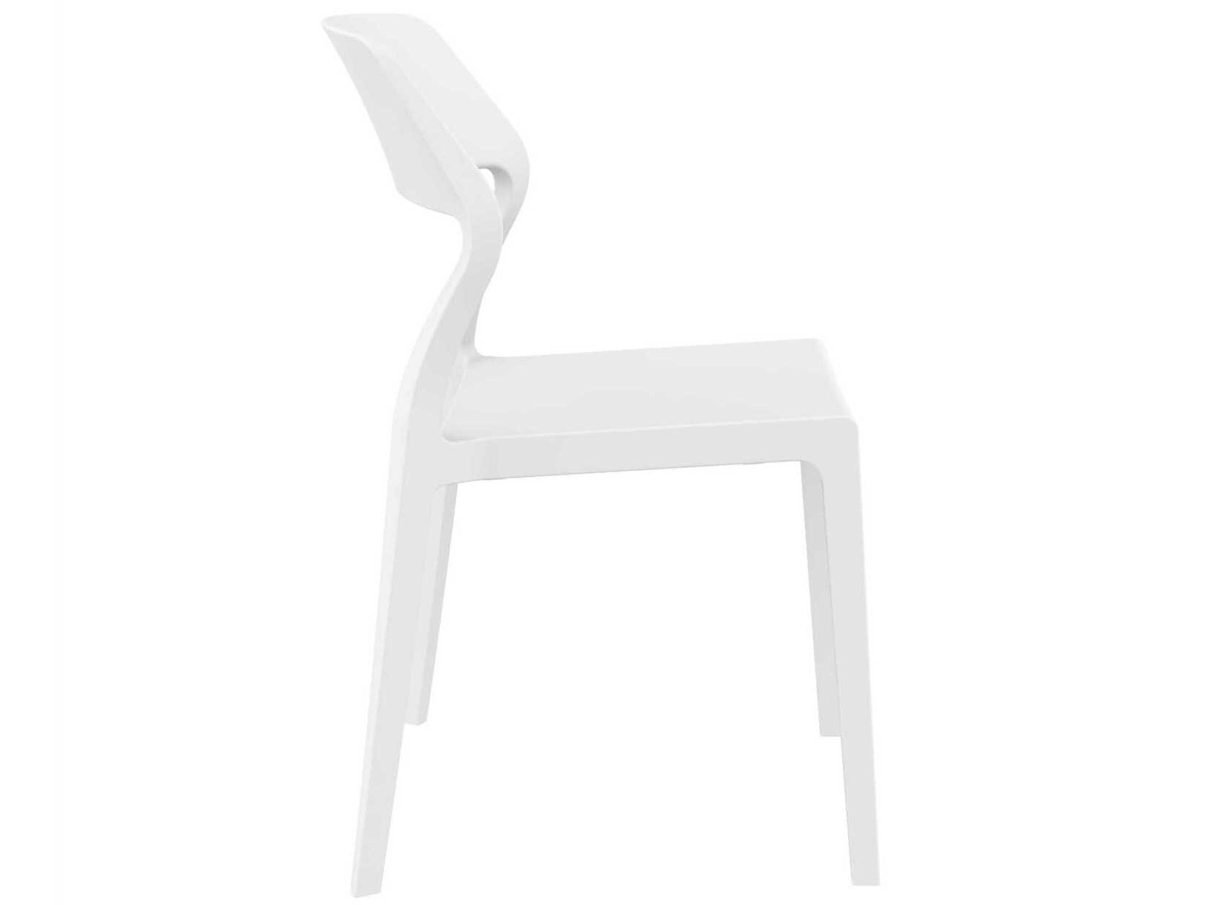 Compamia Snow White Resin Dining Chair