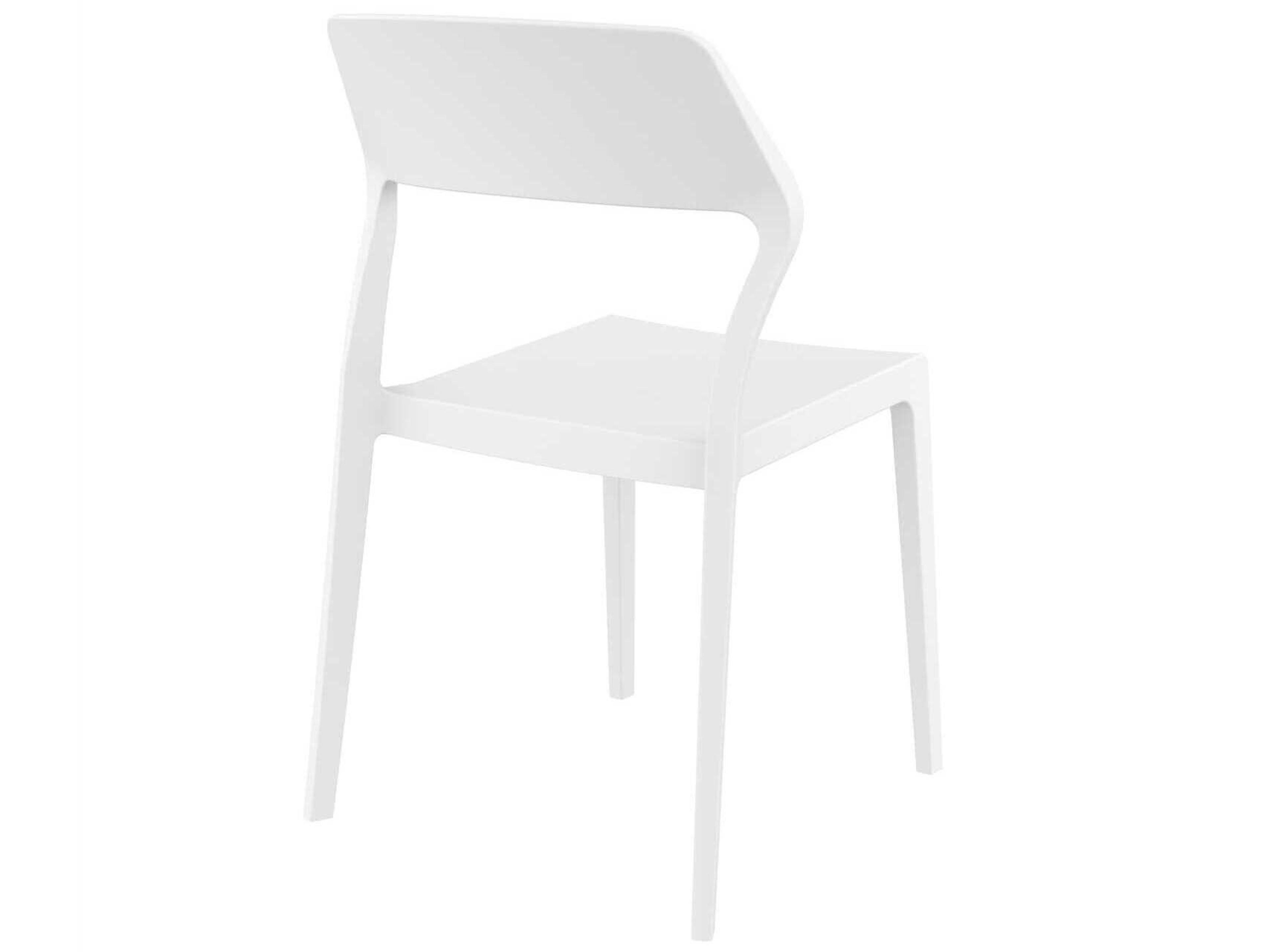Compamia Snow White Resin Dining Chair