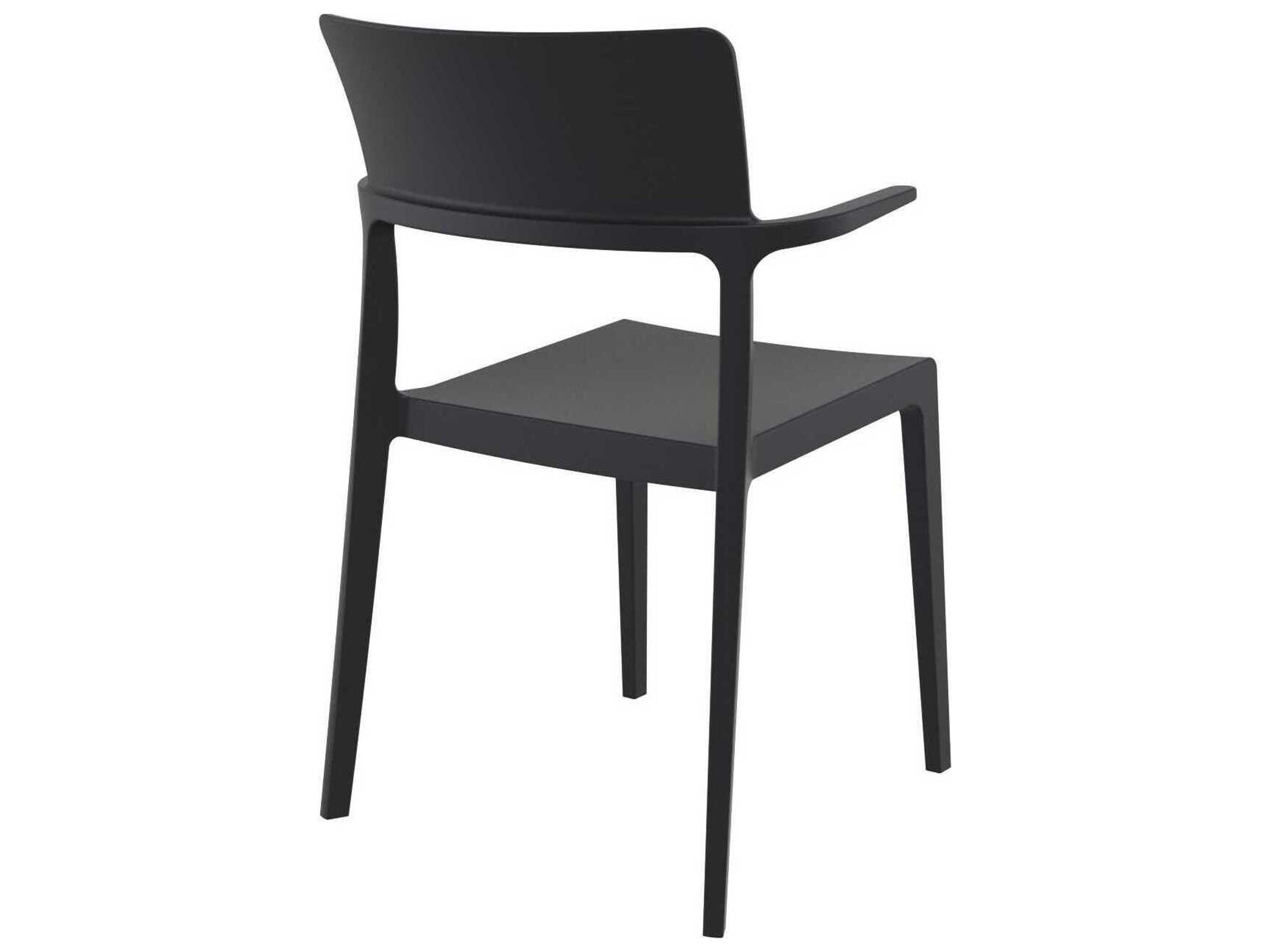 Compamia Plus Black Resin Dining Chair