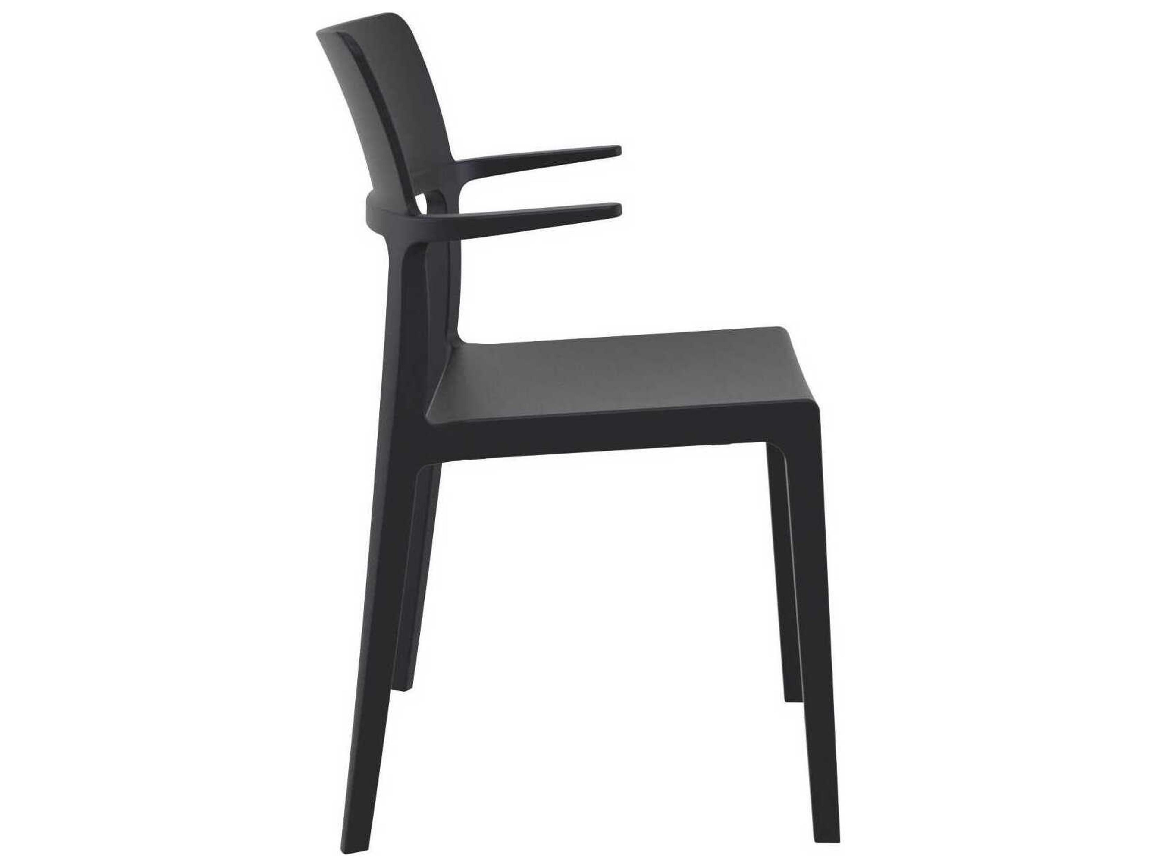 Compamia Plus Black Resin Dining Chair
