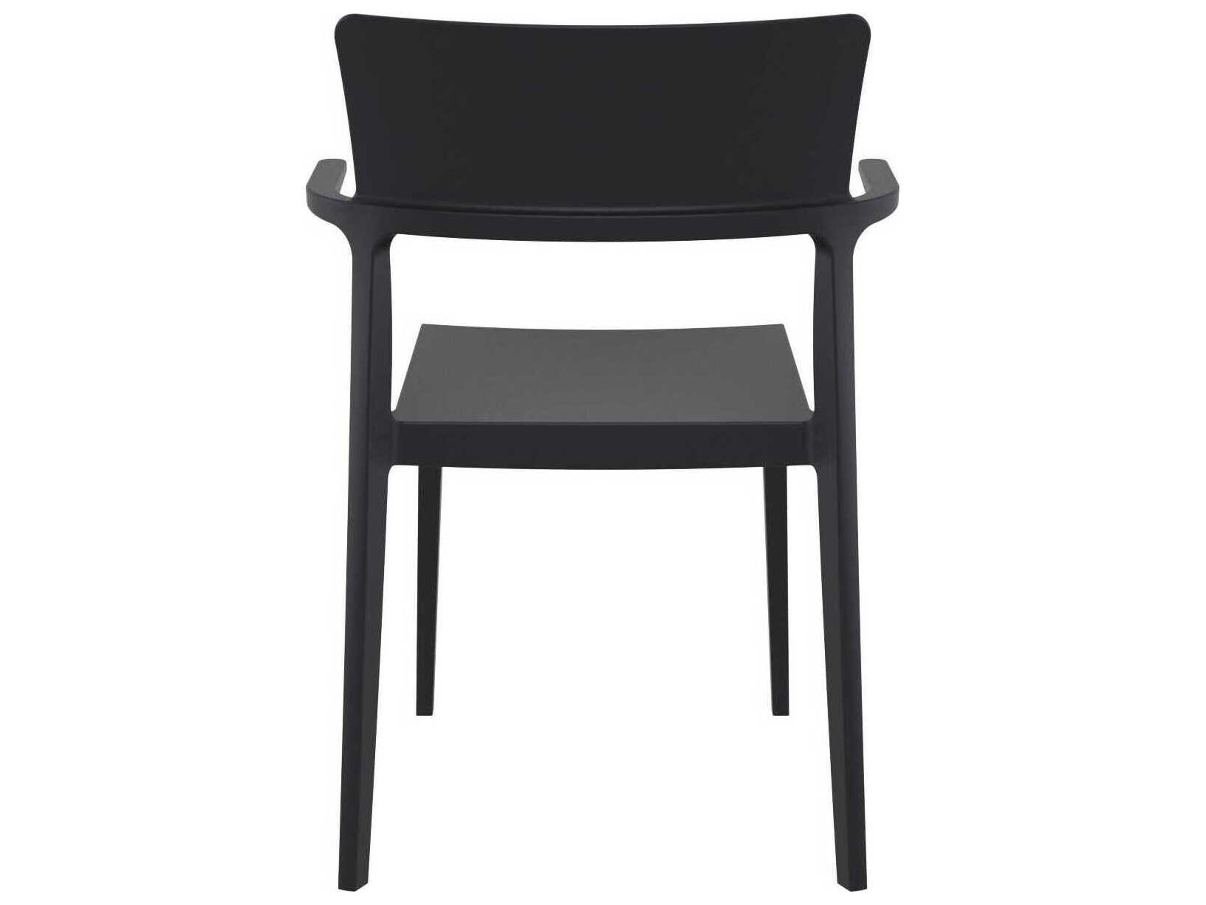 Compamia Plus Black Resin Dining Chair
