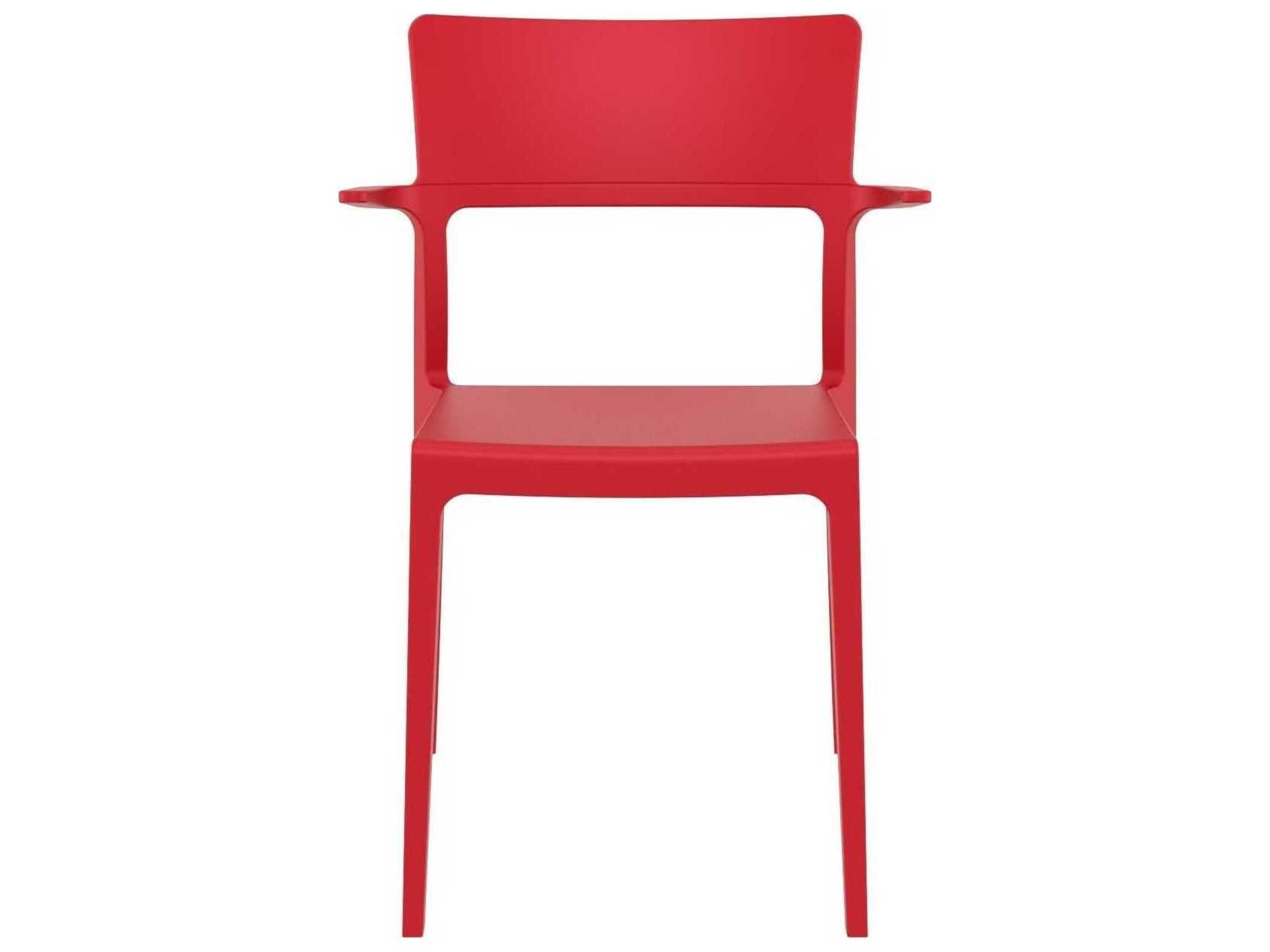 Compamia Plus Red Resin Dining Chair