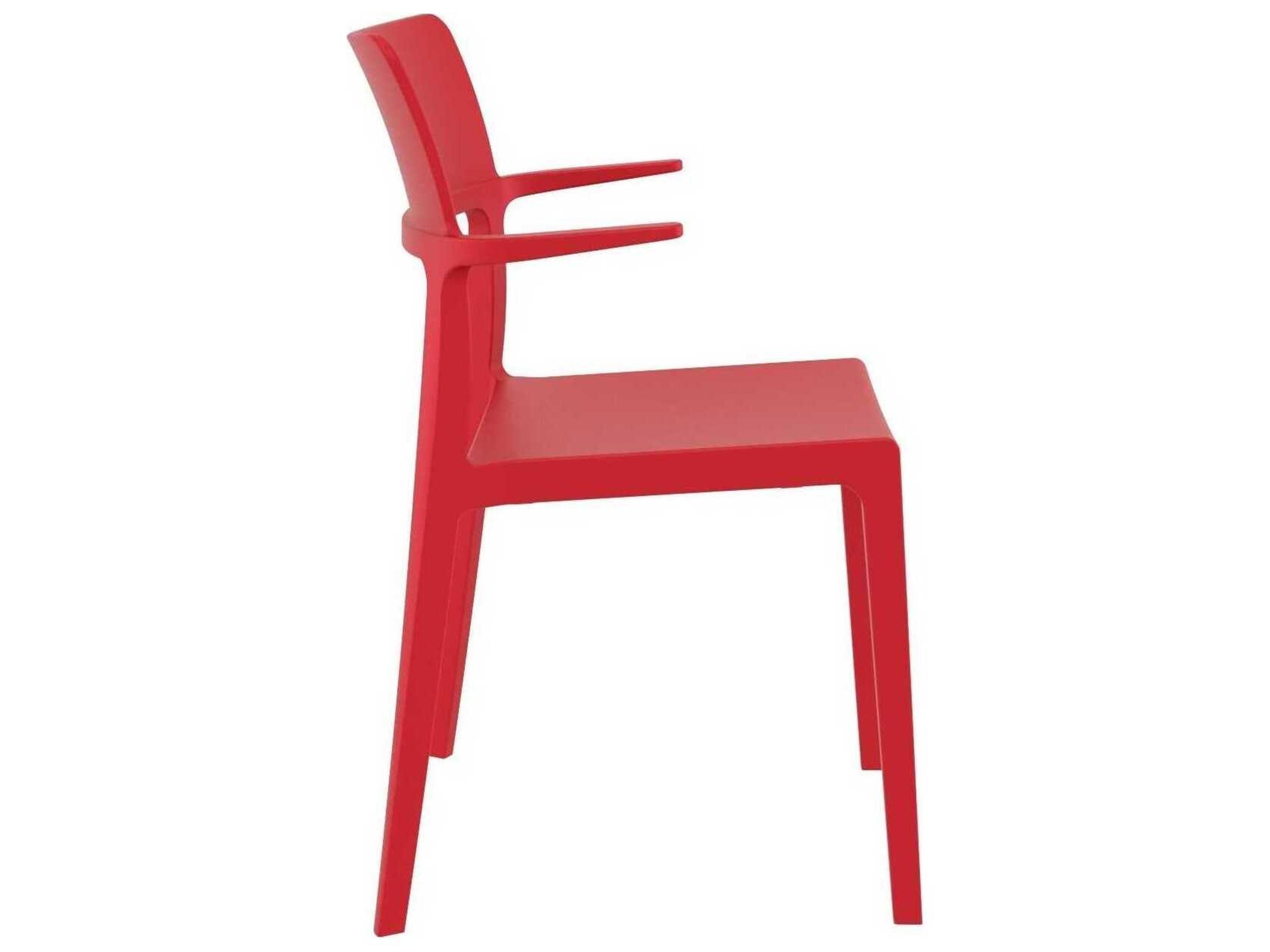 Compamia Plus Red Resin Dining Chair