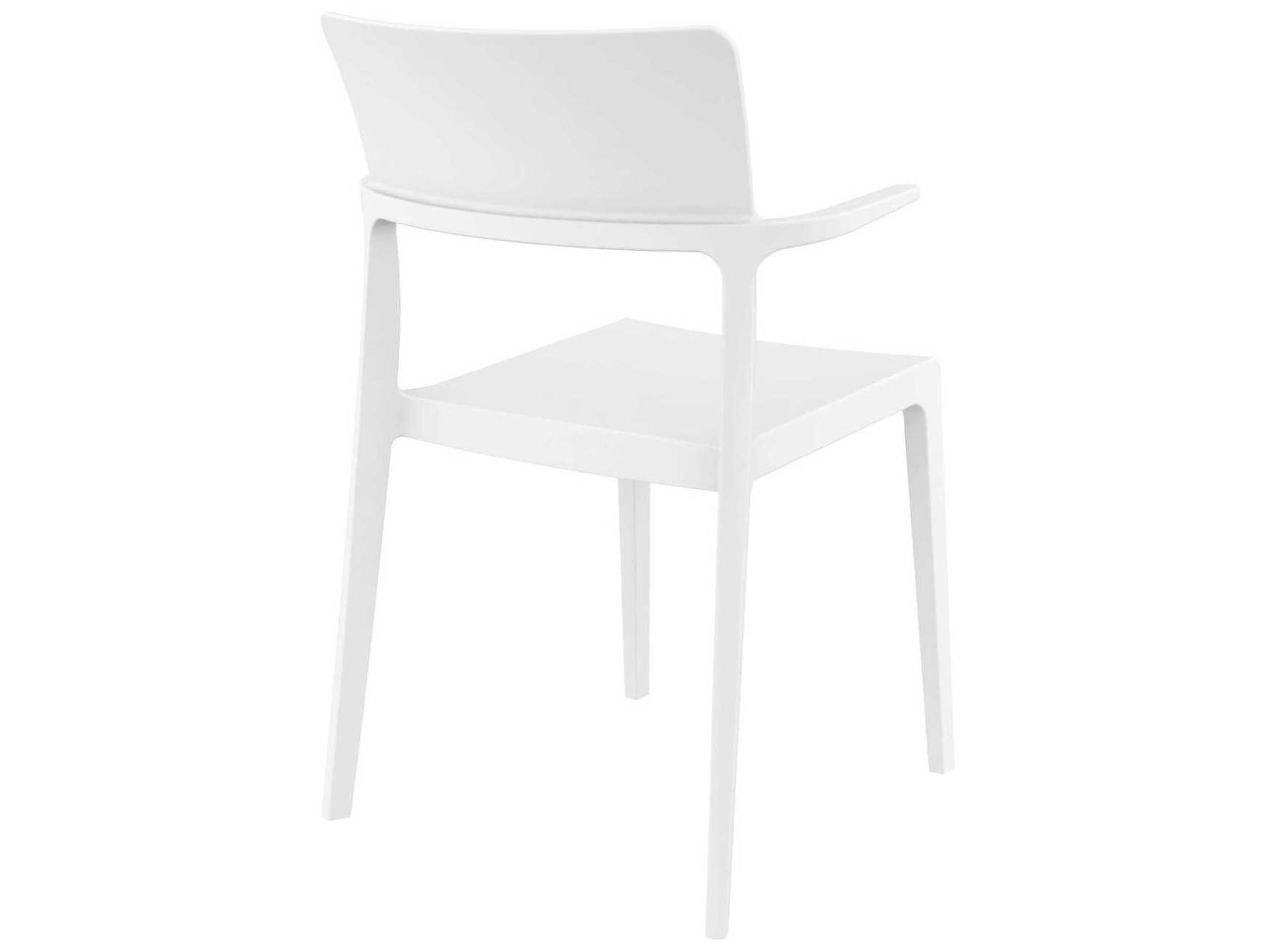 Compamia Plus White Resin Dining Chair