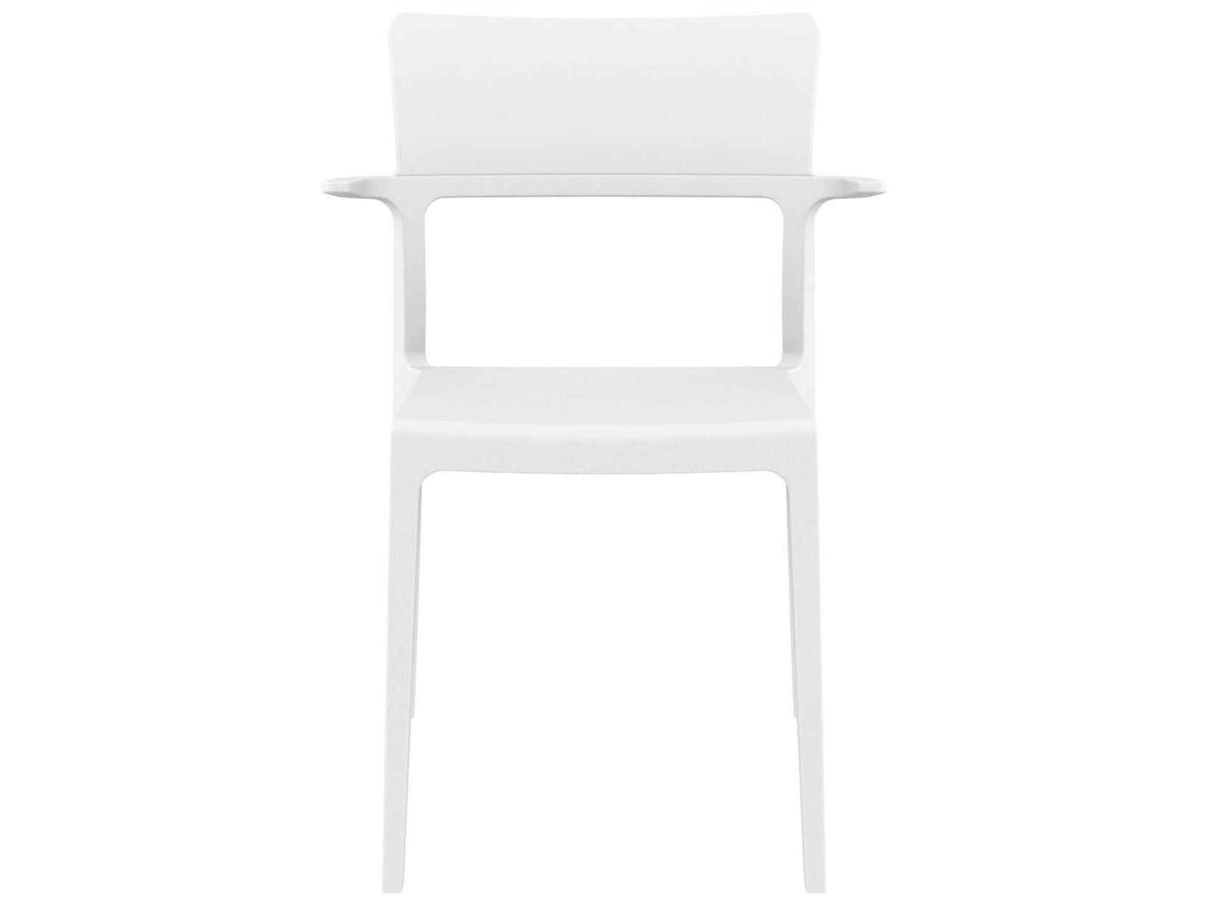 Compamia Plus White Resin Dining Chair