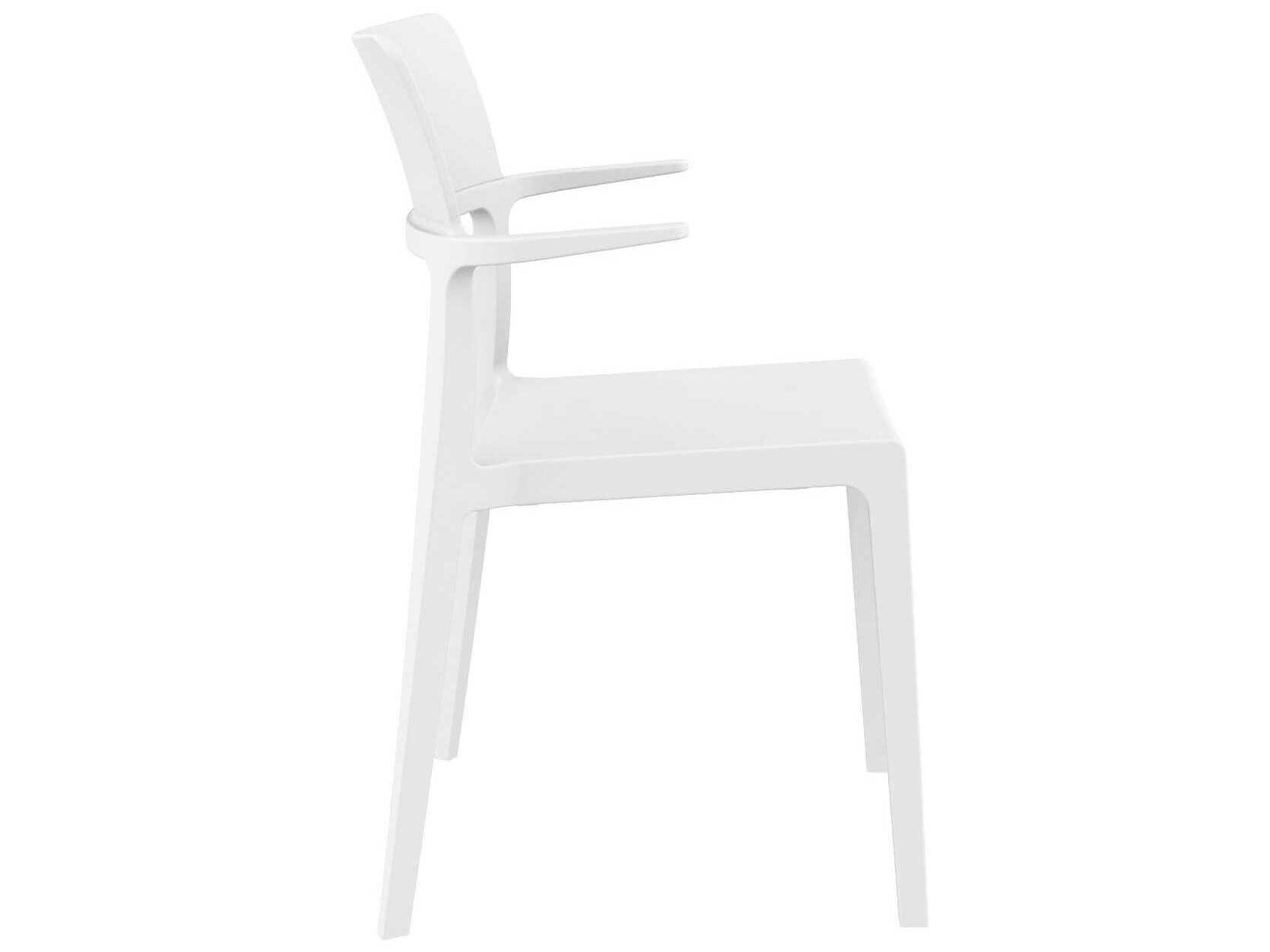Compamia Plus White Resin Dining Chair