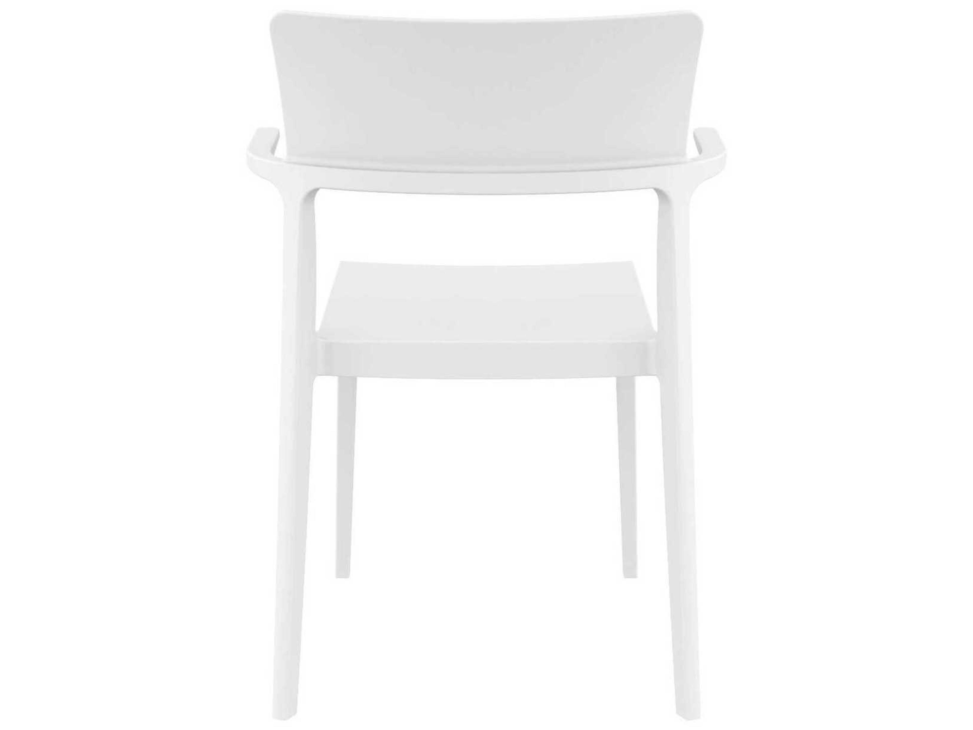Compamia Plus White Resin Dining Chair