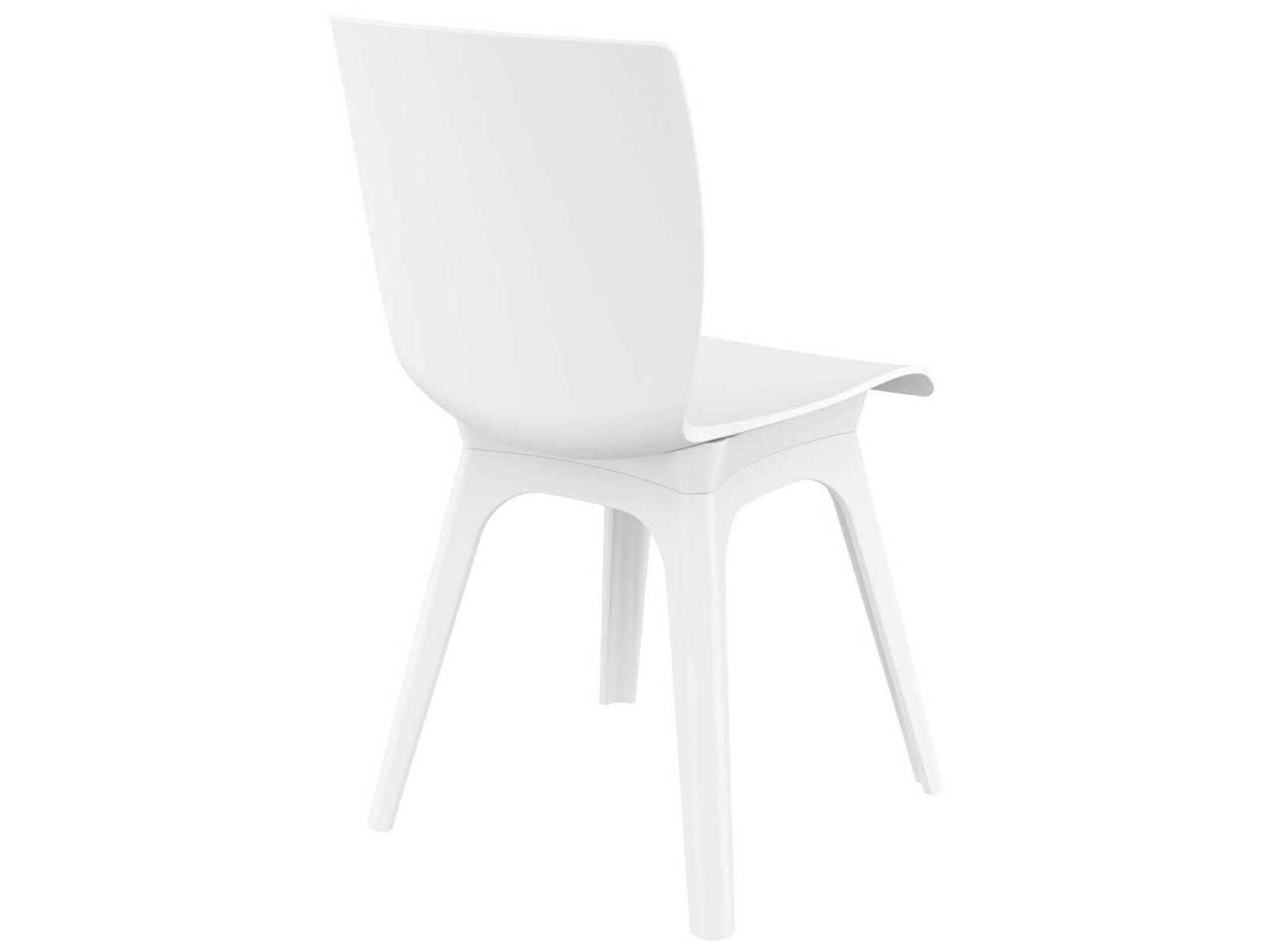 Compamia Mio White Resin Dining Chair