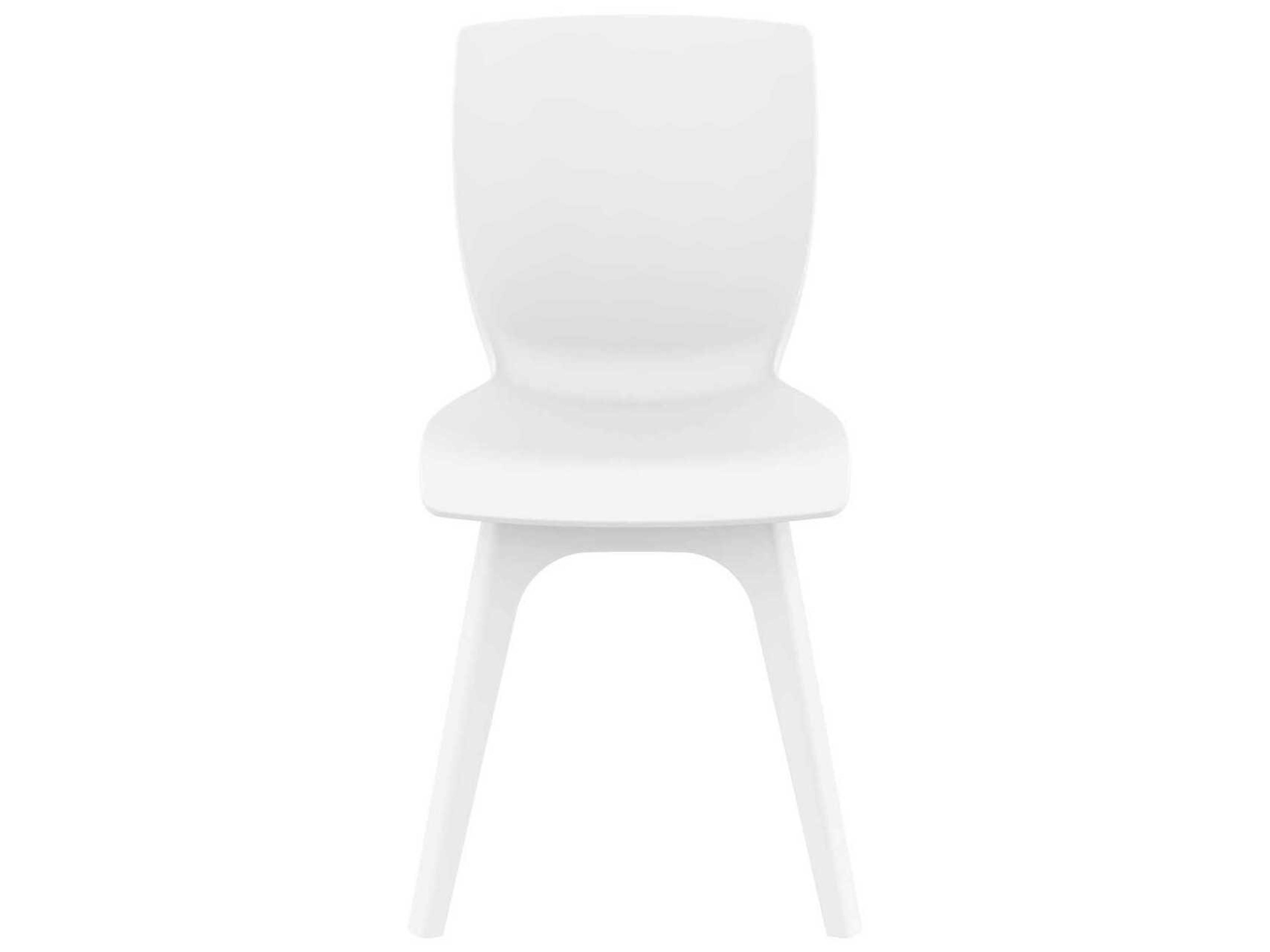 Compamia Mio White Resin Dining Chair