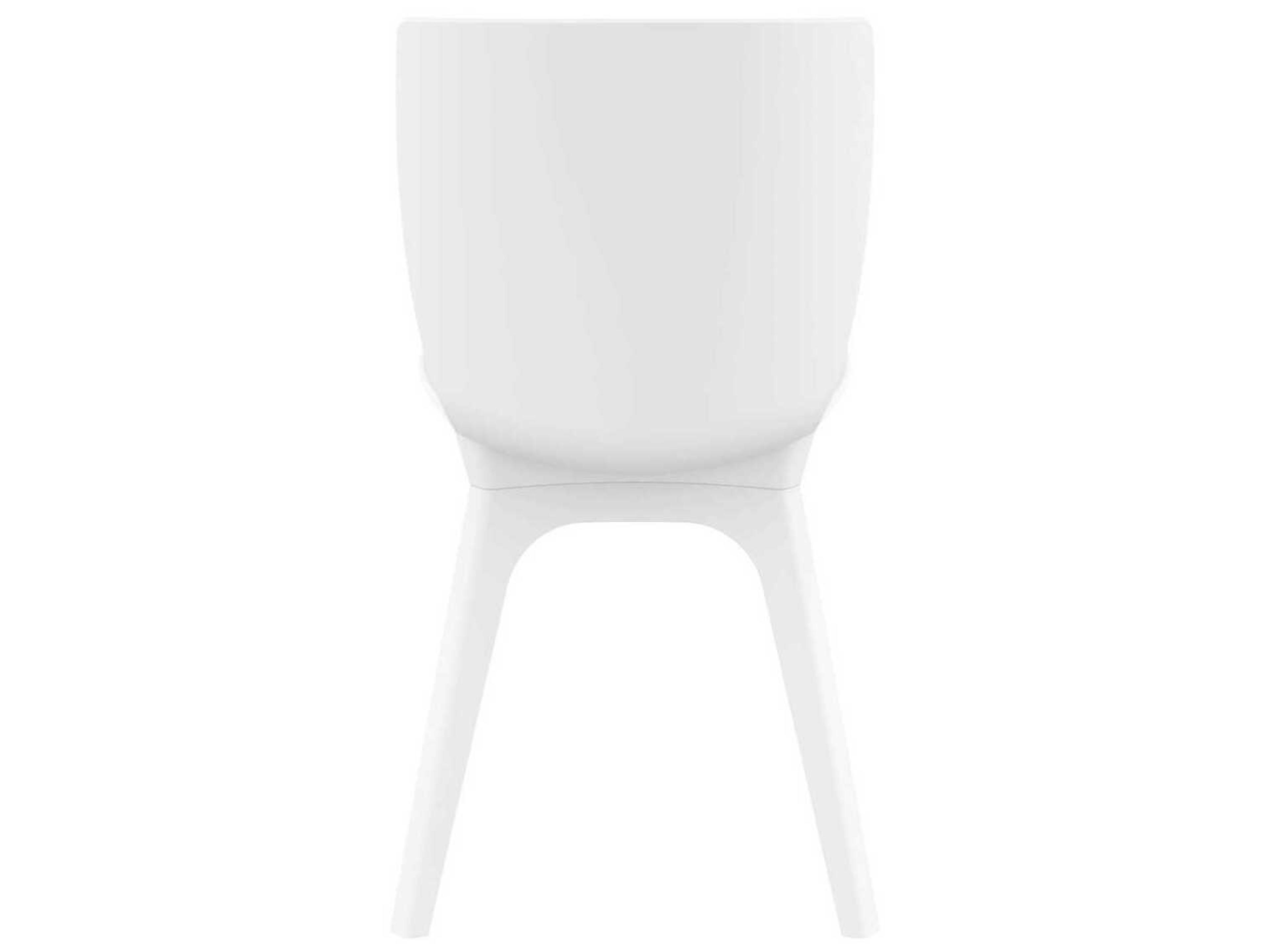 Compamia Mio White Resin Dining Chair