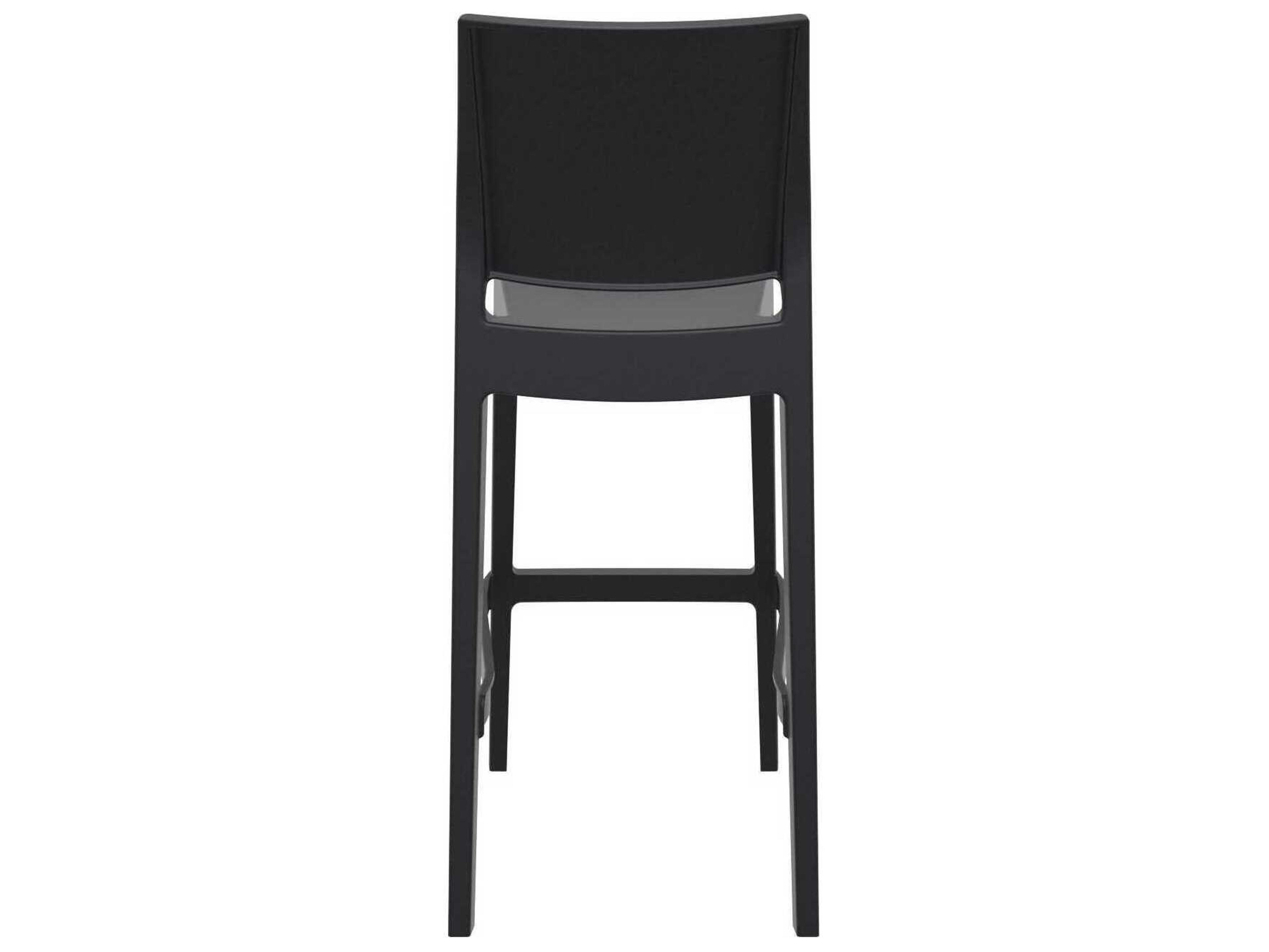 Compamia Maya Black Resin Bar Stool