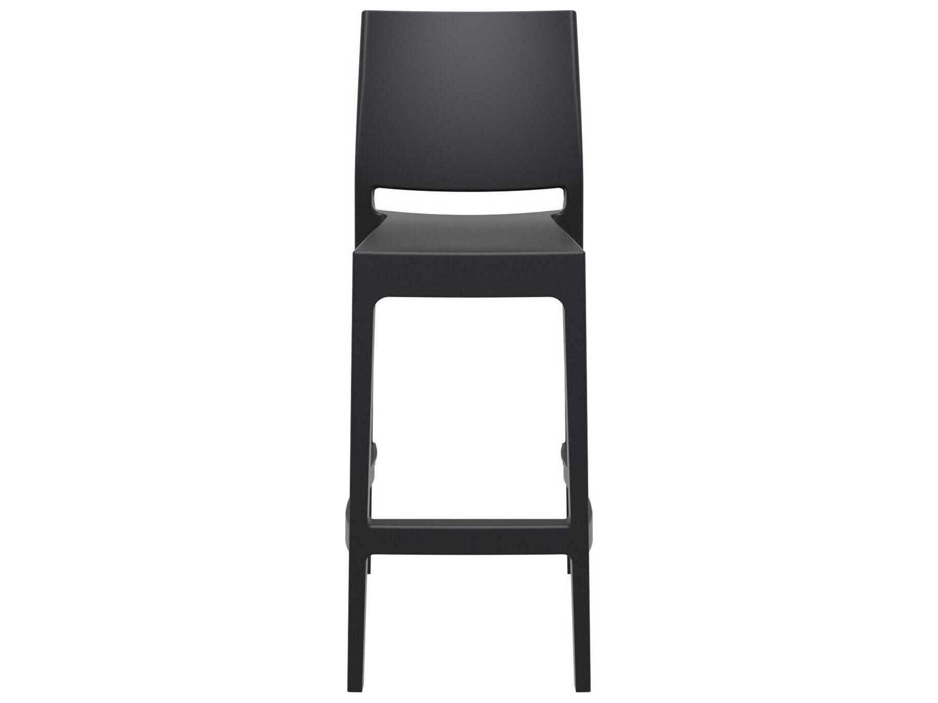 Compamia Maya Black Resin Bar Stool