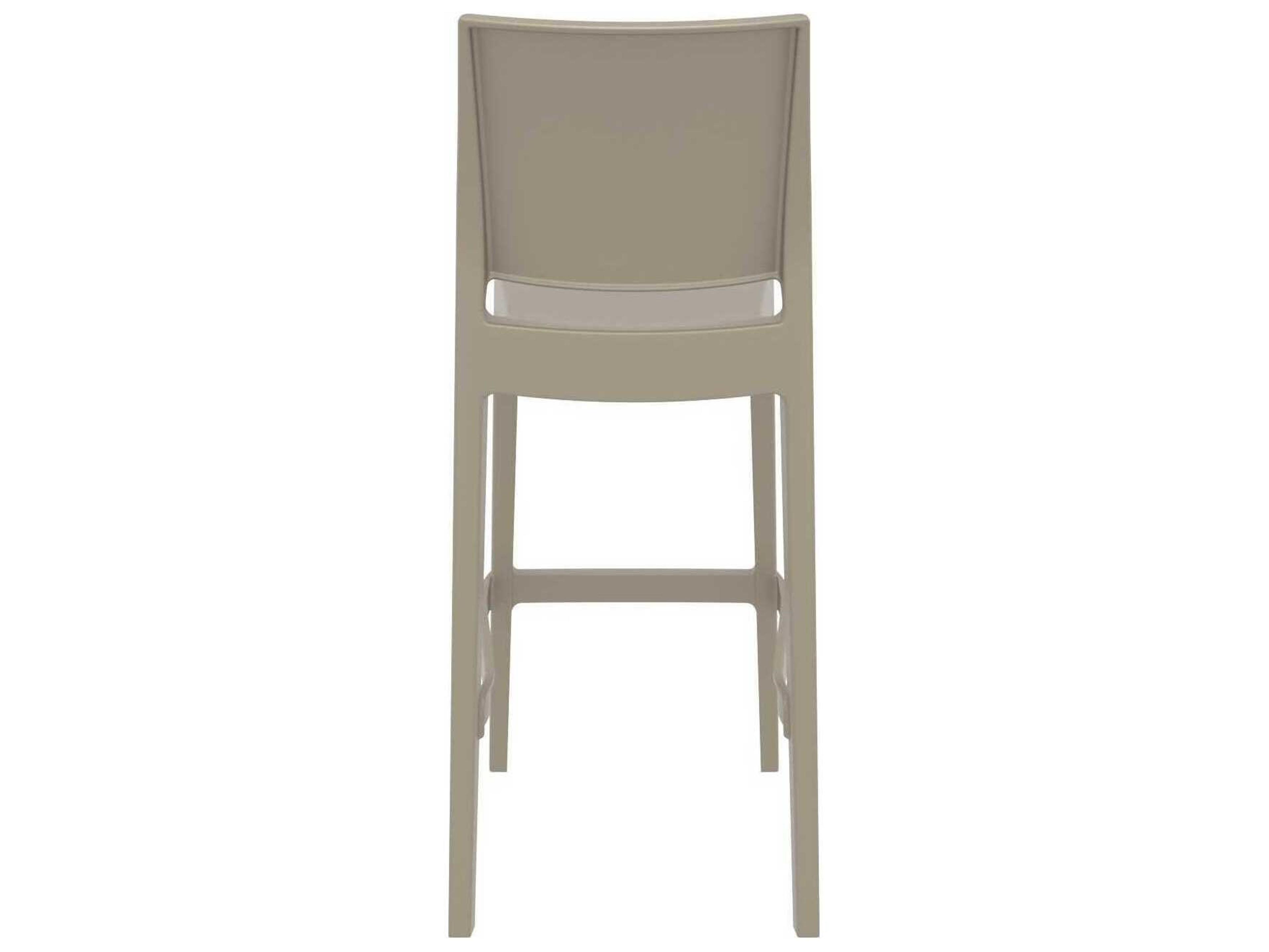 Compamia Maya Taupe Resin Bar Stool