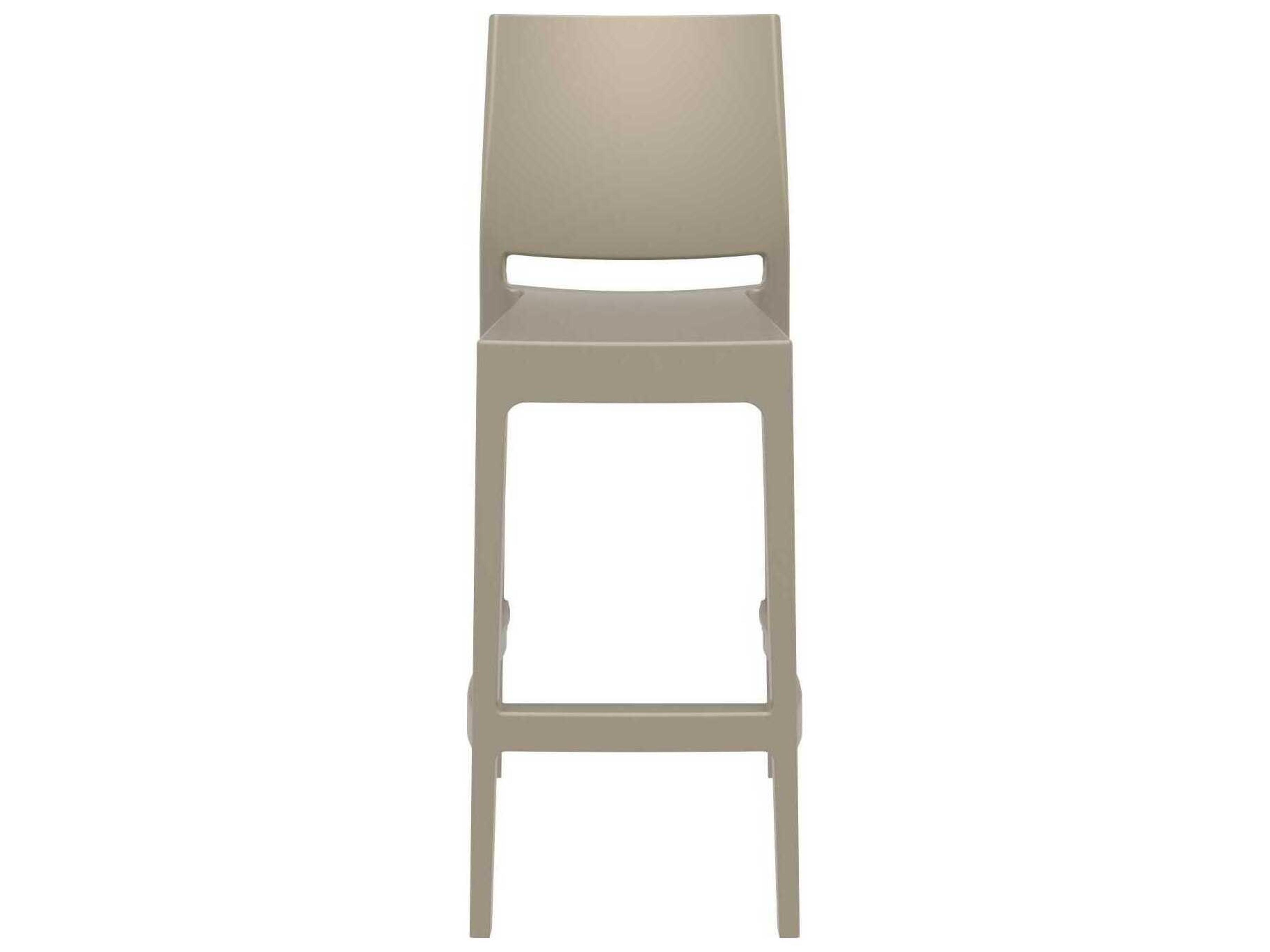 Compamia Maya Taupe Resin Bar Stool