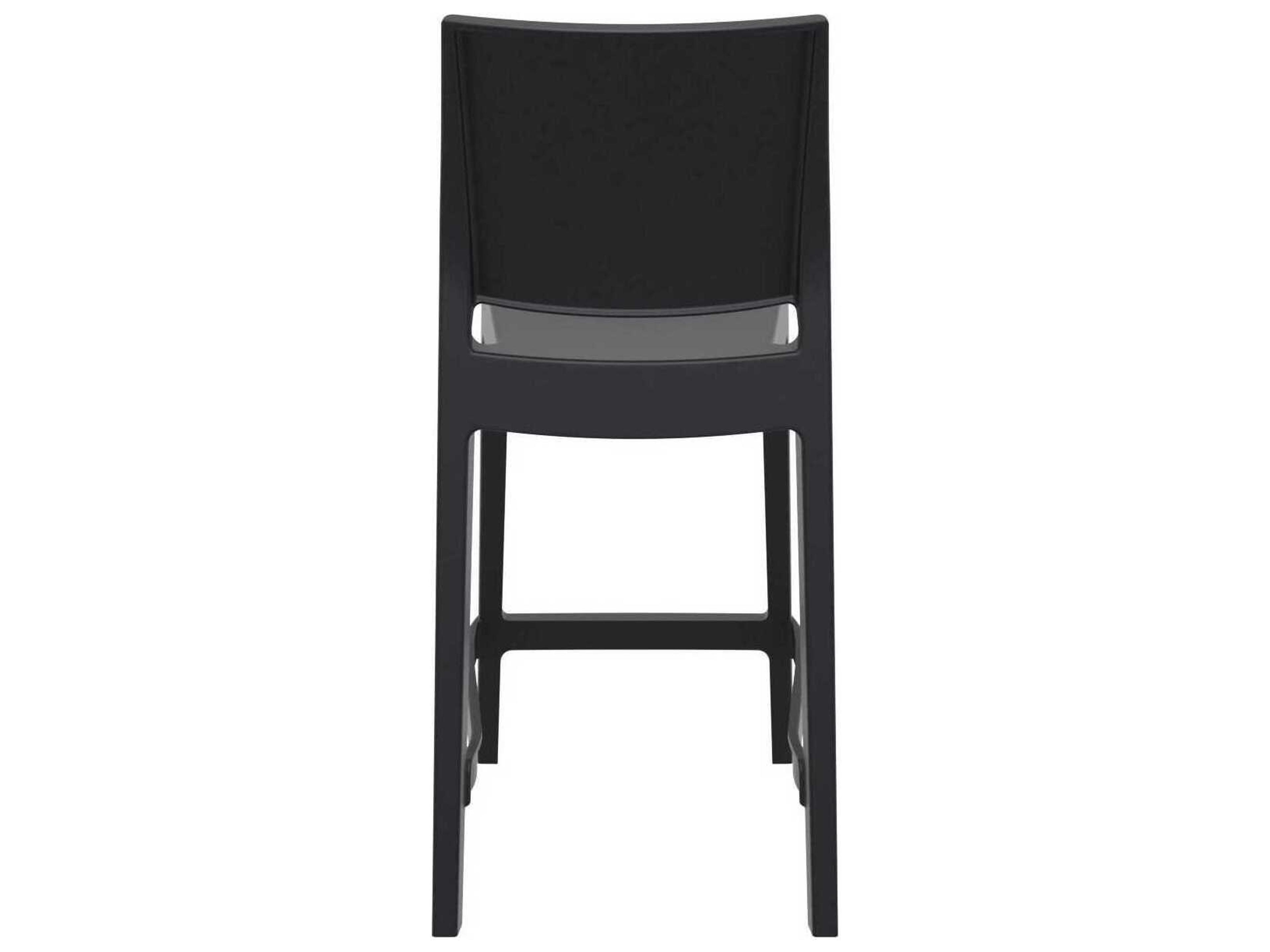 Compamia Maya Black Resin Counter Stool