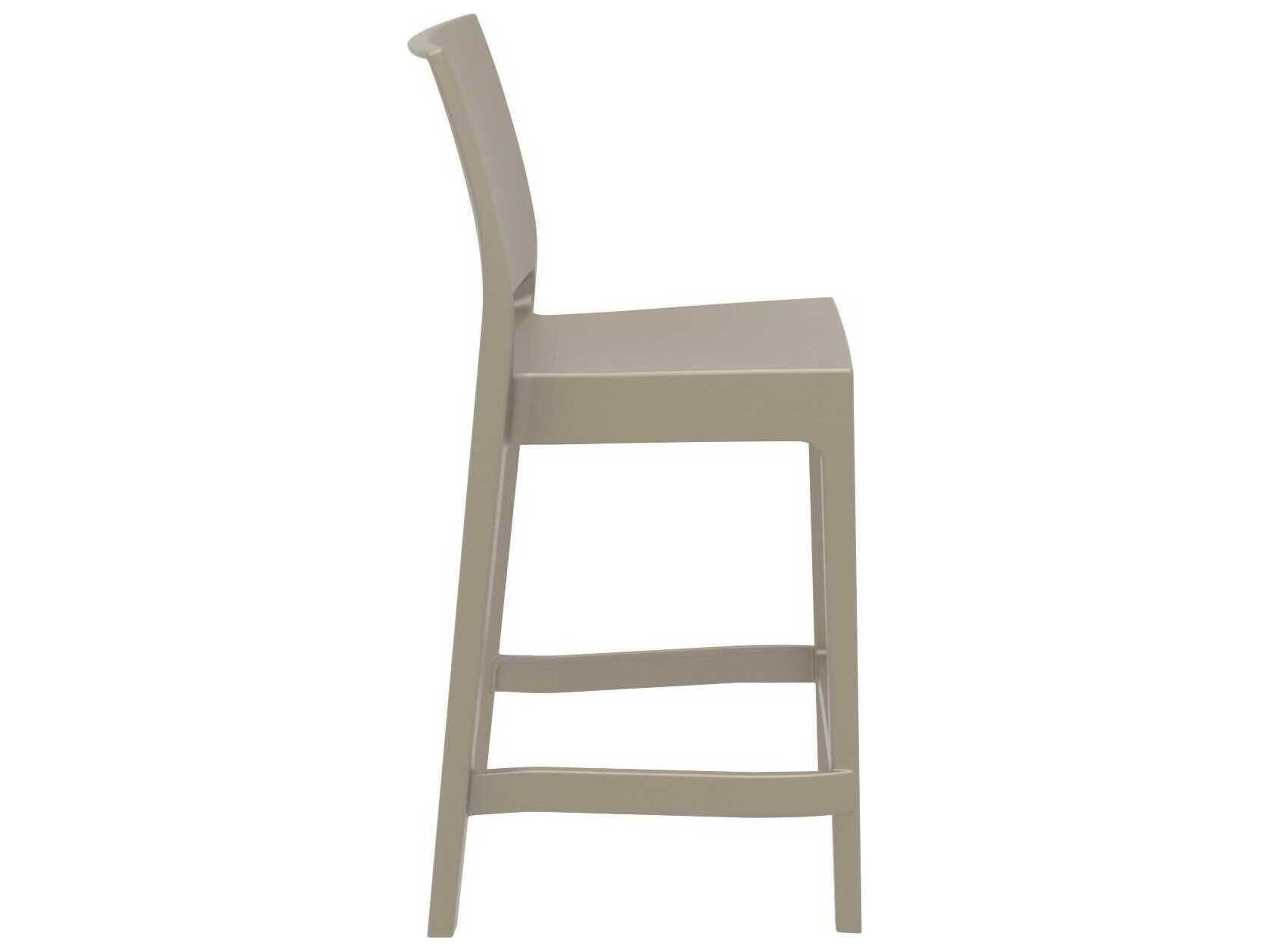 Compamia Maya Taupe Resin Counter Stool