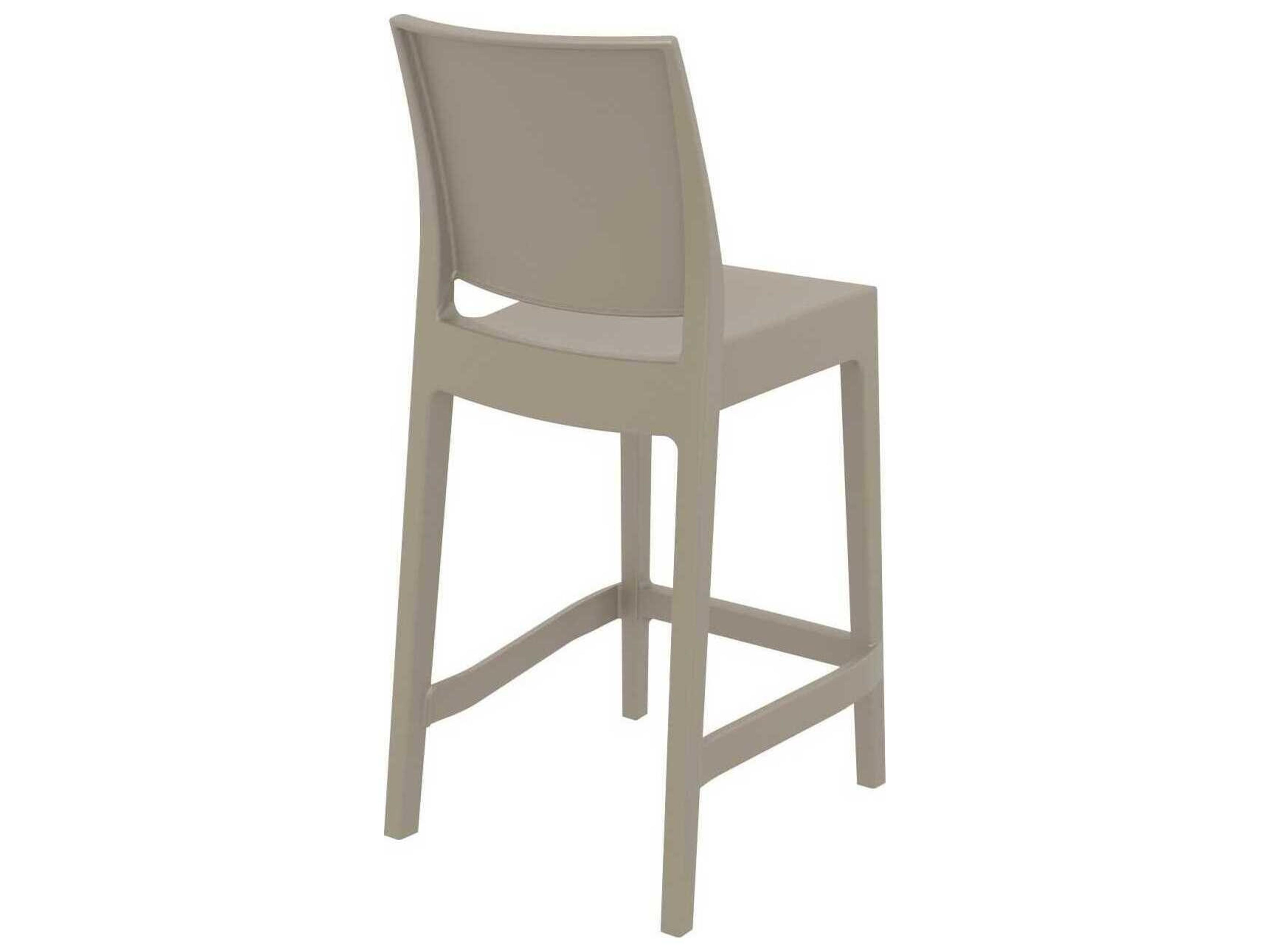 Compamia Maya Taupe Resin Counter Stool