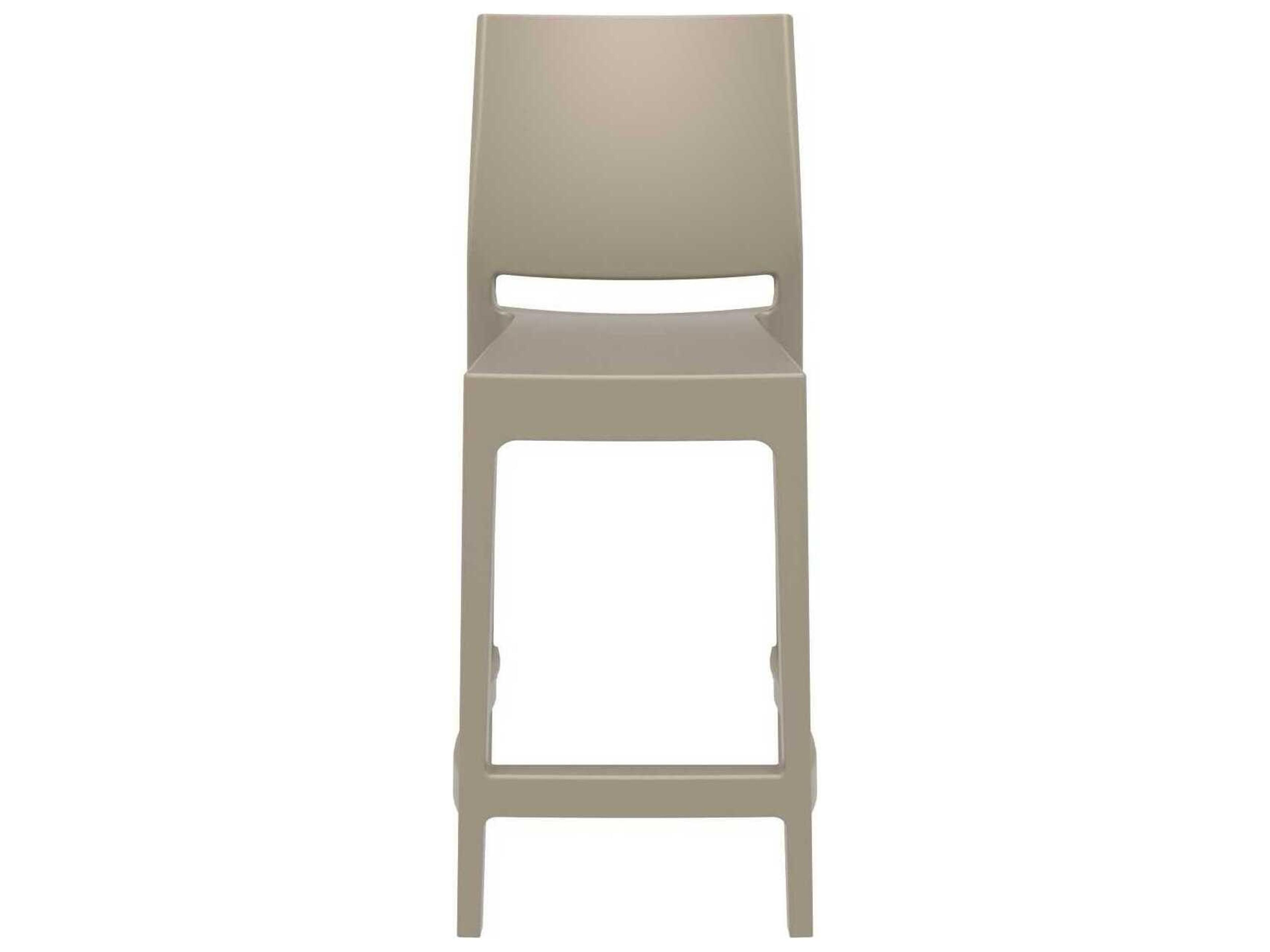 Compamia Maya Taupe Resin Counter Stool