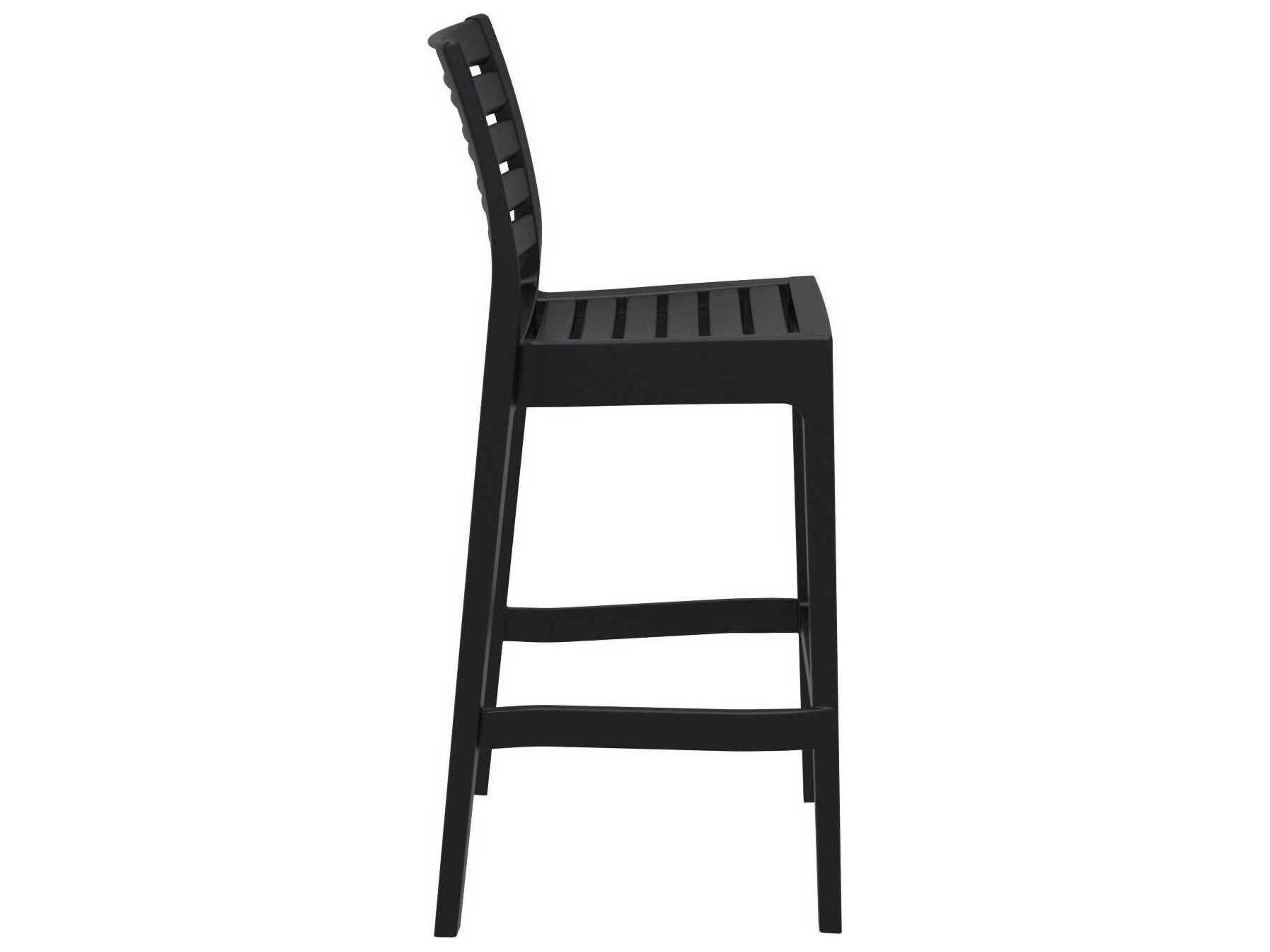 Compamia Ares Black Resin Bar Stool