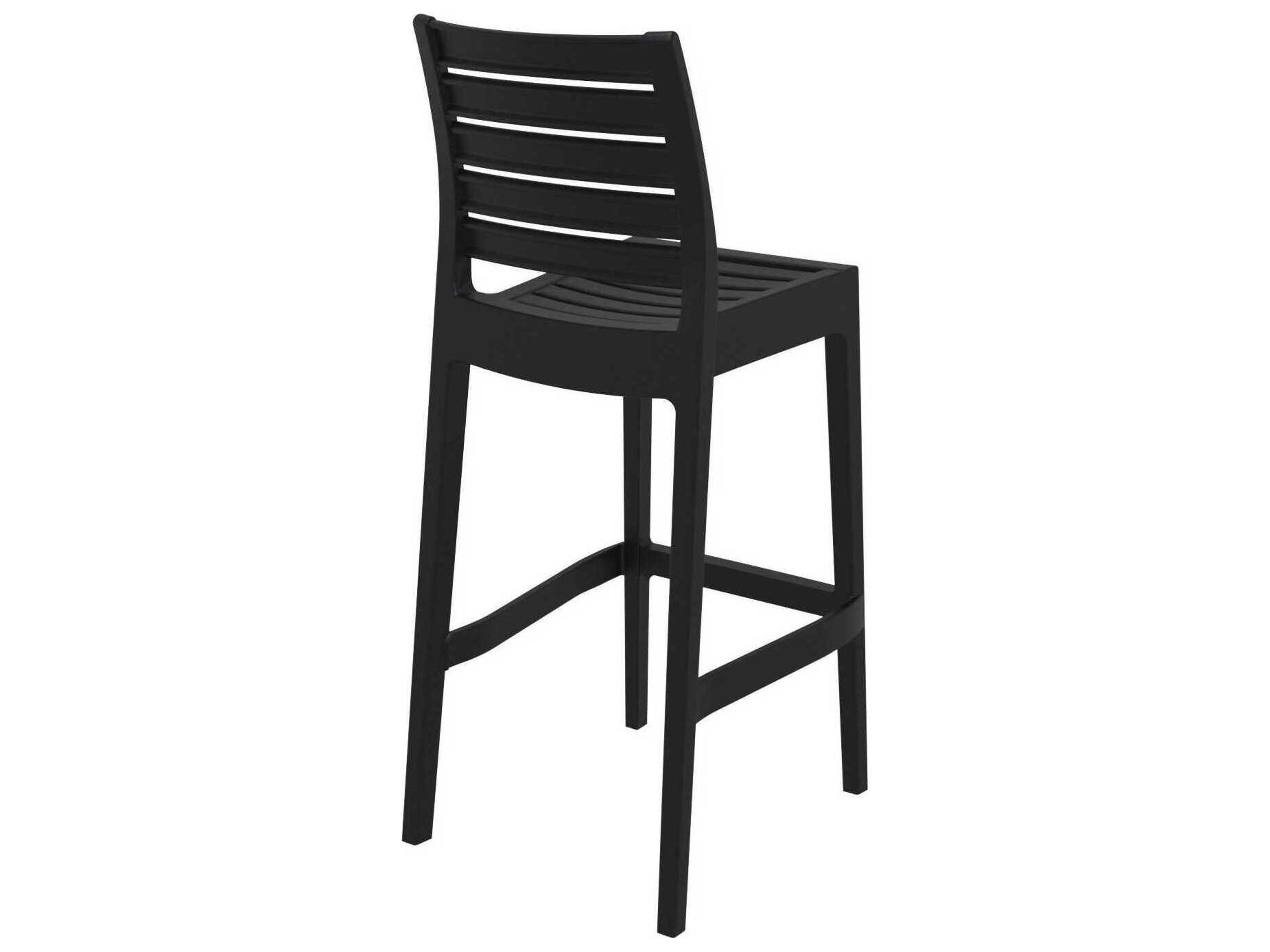 Compamia Ares Black Resin Bar Stool