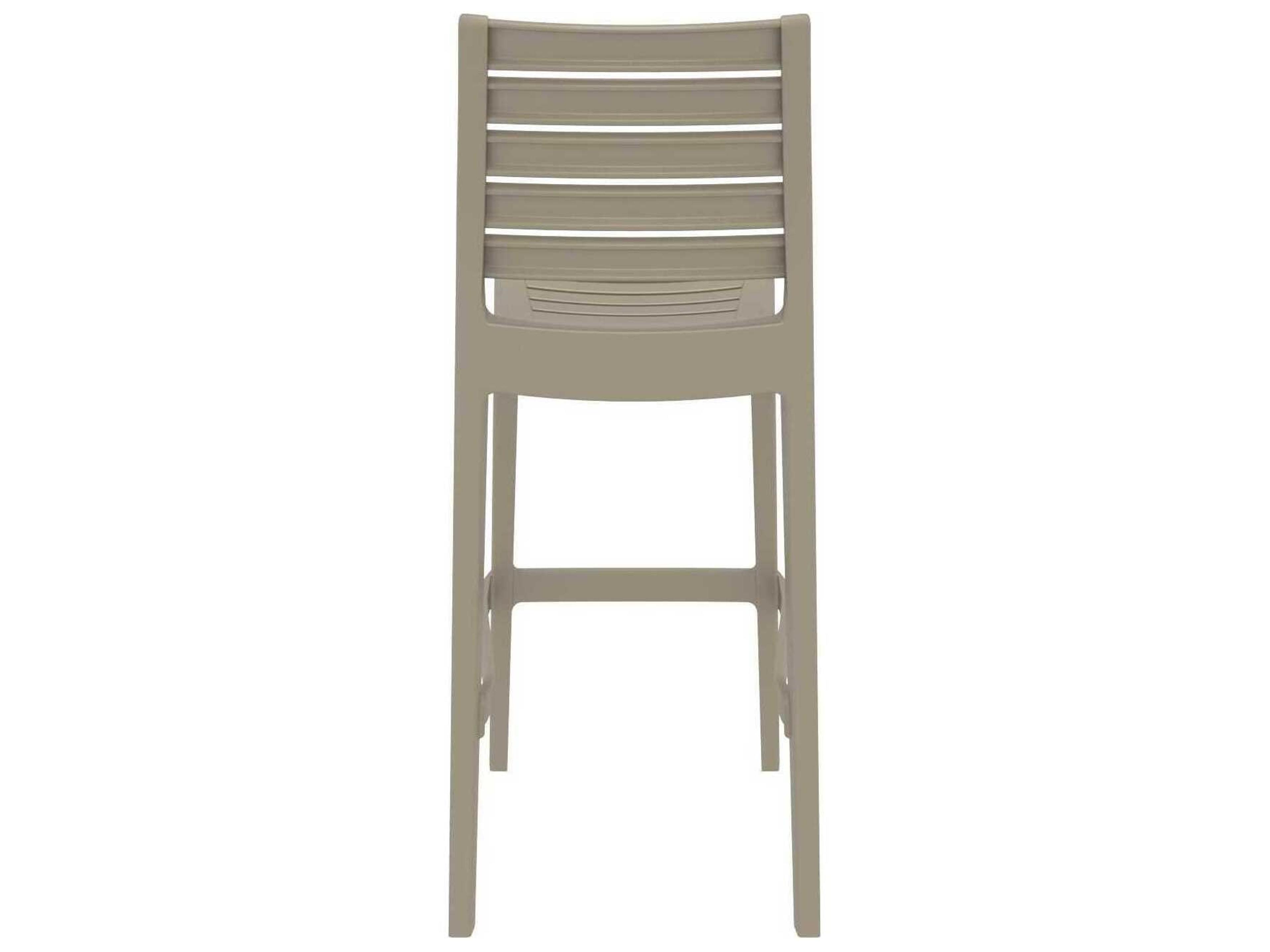 Compamia Ares Taupe Resin Bar Stool