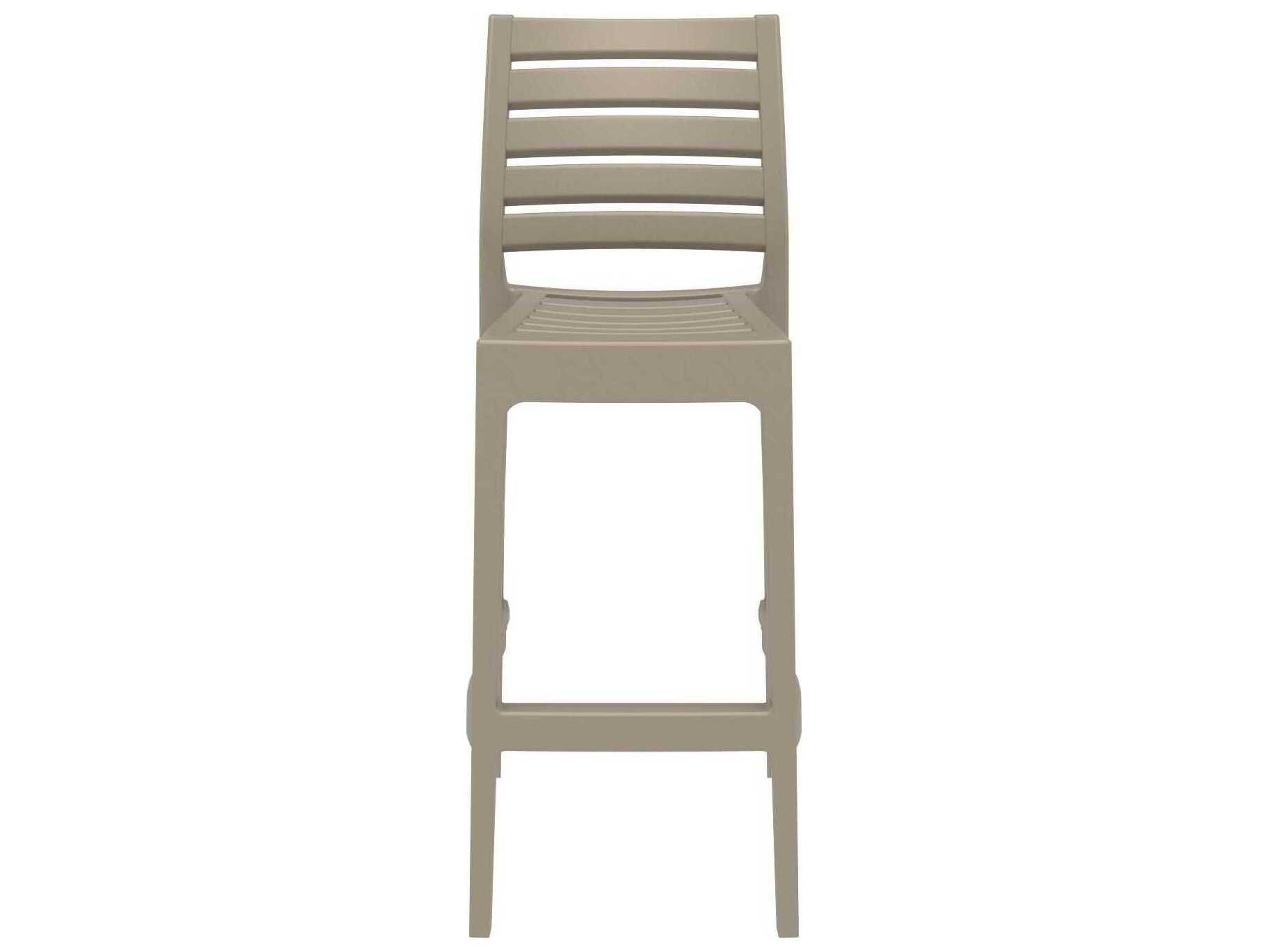 Compamia Ares Taupe Resin Bar Stool
