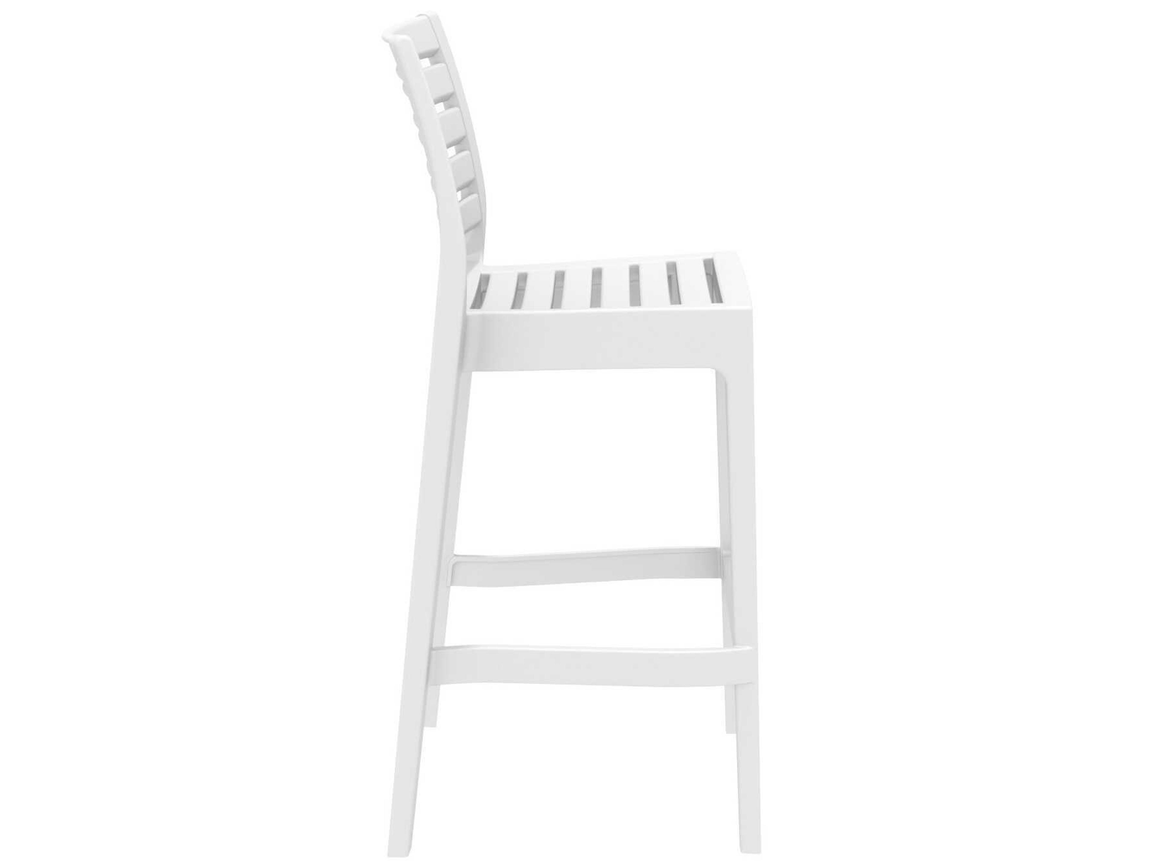Compamia Ares White Resin Bar Stool