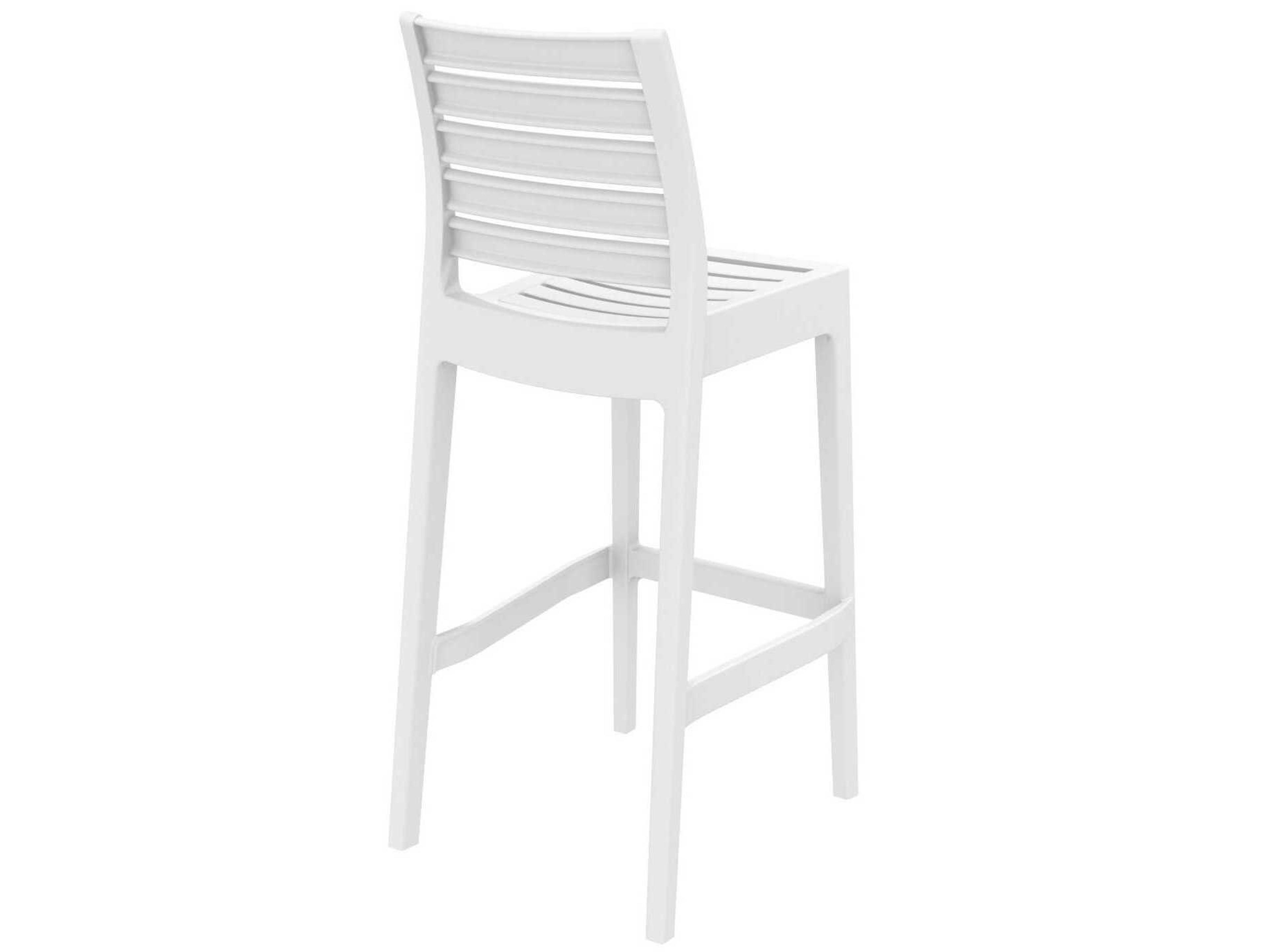 Compamia Ares White Resin Bar Stool