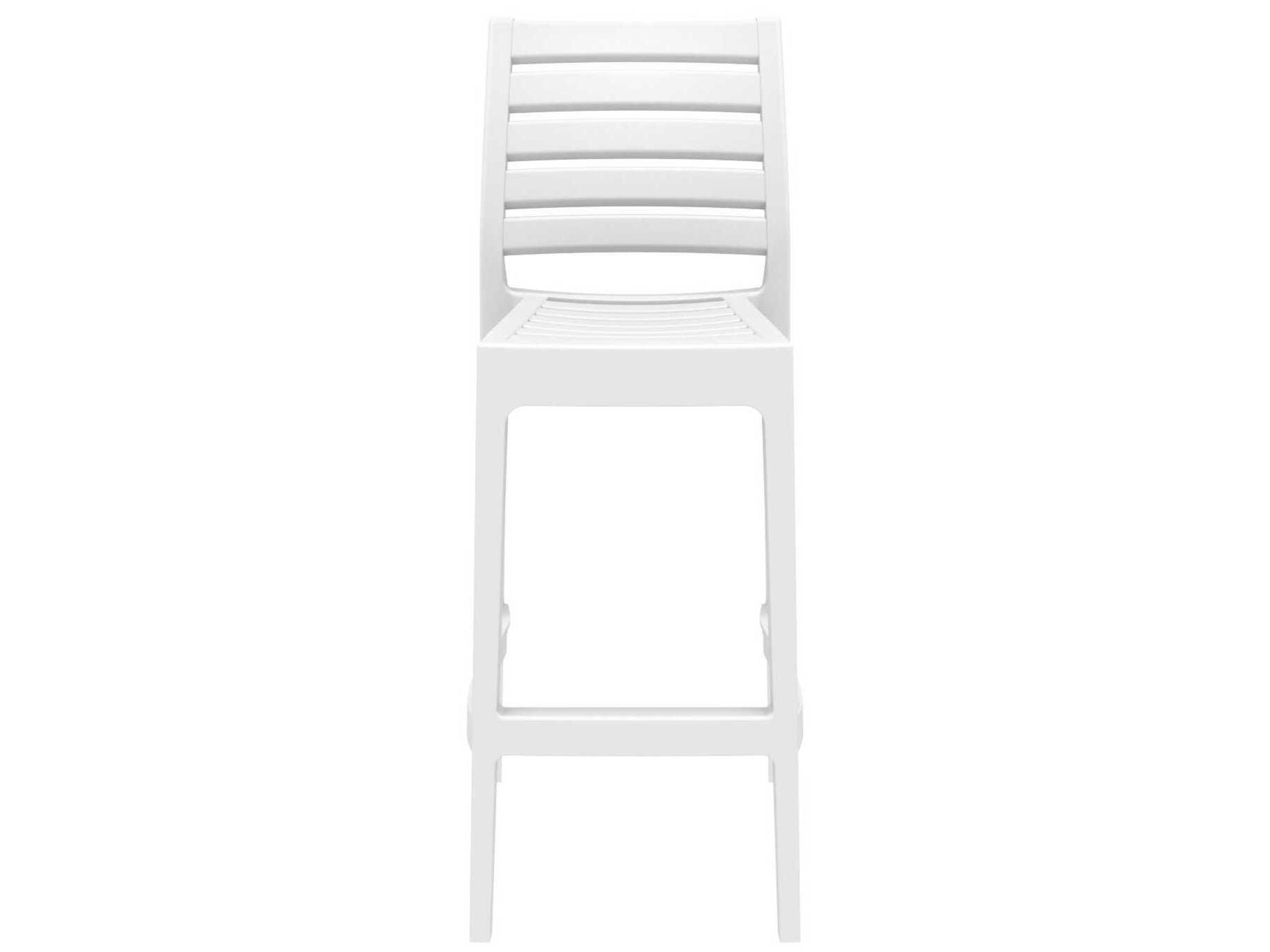 Compamia Ares White Resin Bar Stool
