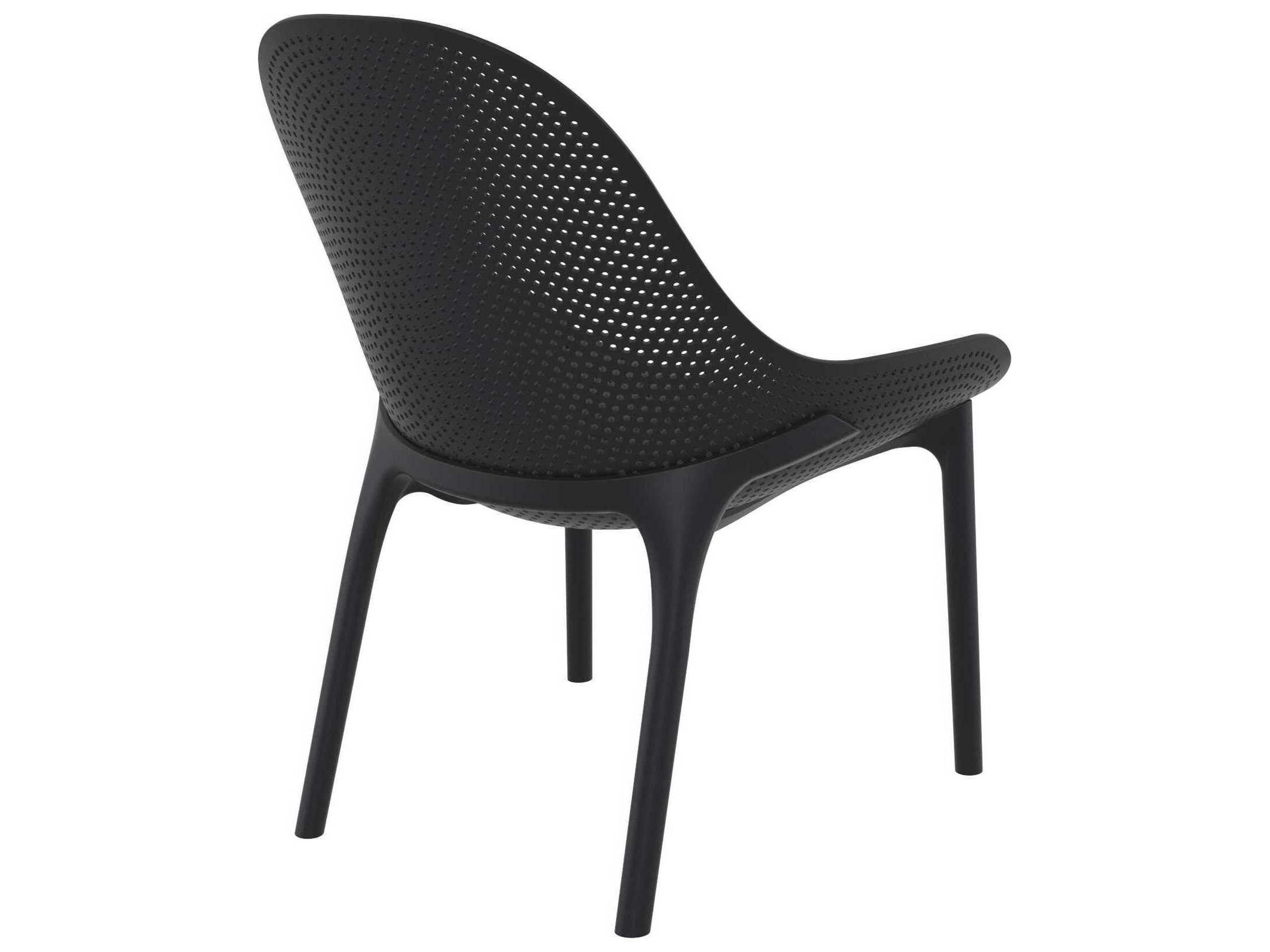 Compamia Sky Black Resin Lounge Chair