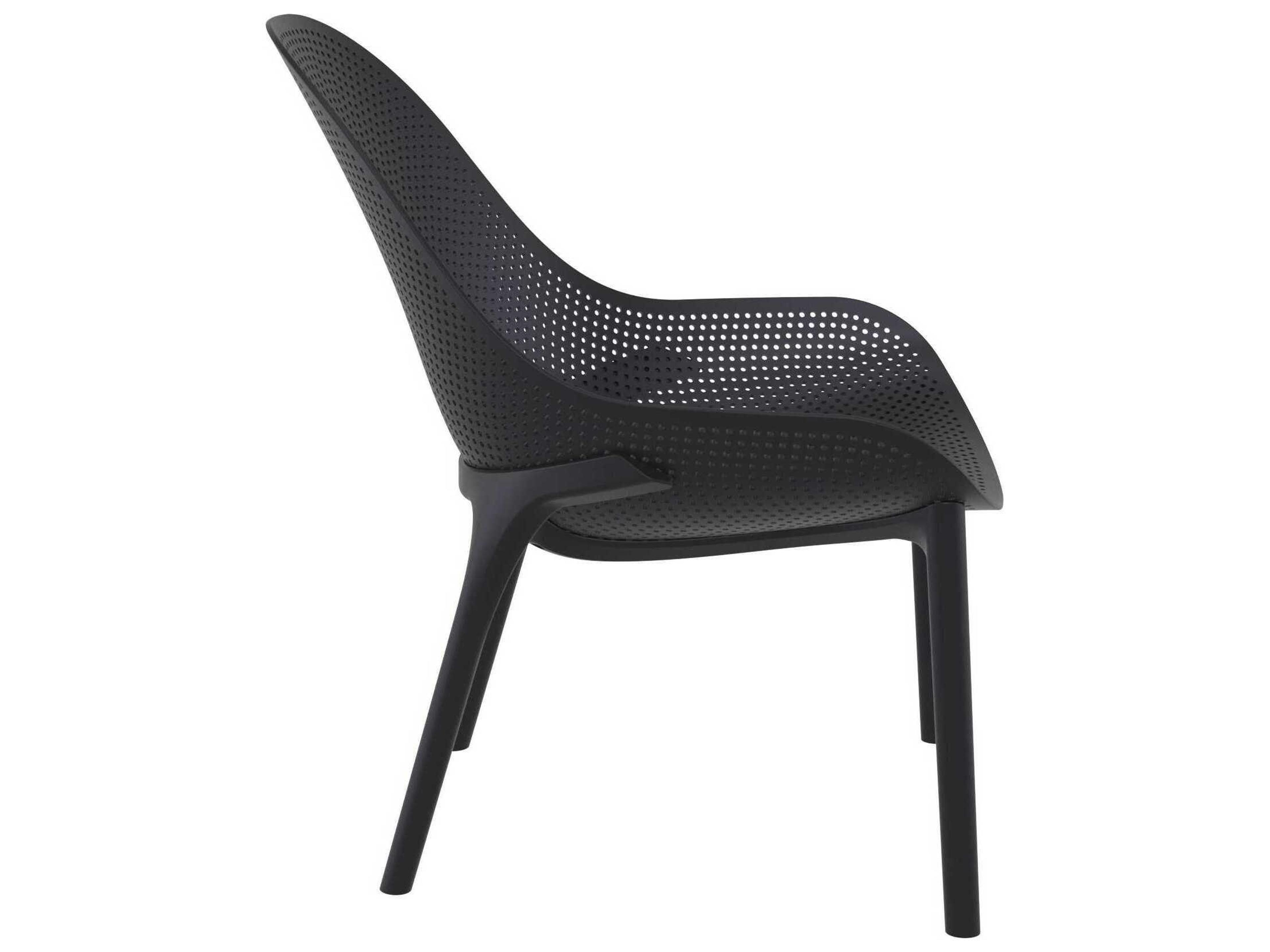 Compamia Sky Black Resin Lounge Chair