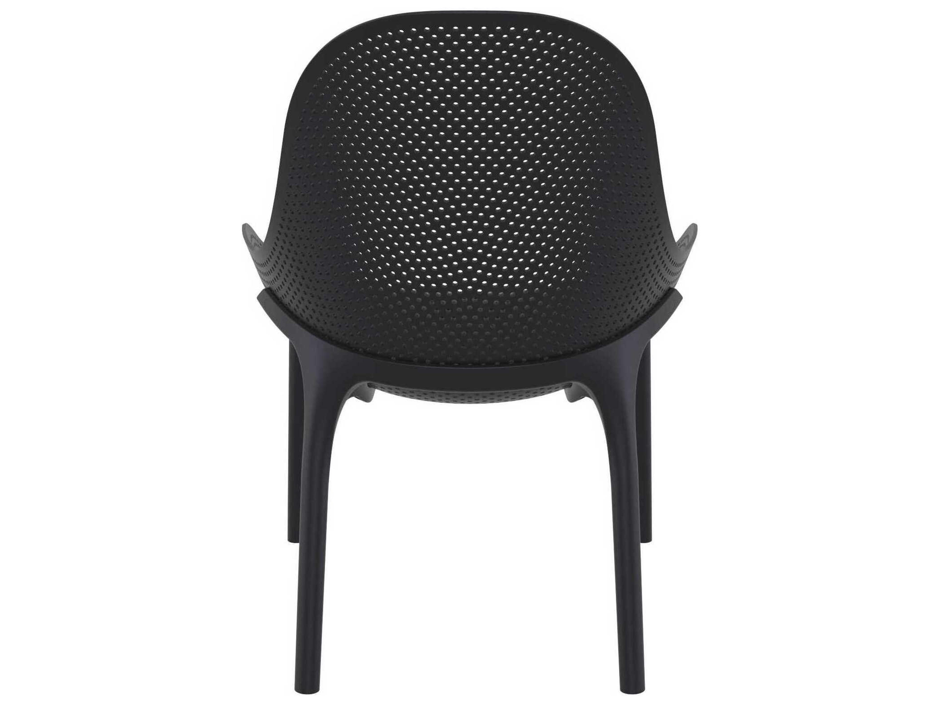 Compamia Sky Black Resin Lounge Chair